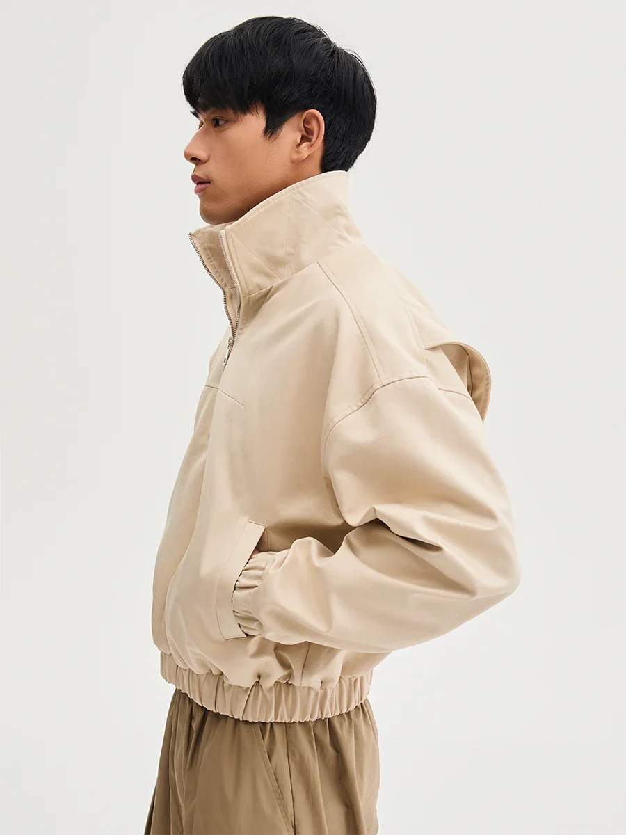 Half-Zip Stand-Collar Pullover Jacket - Image 2