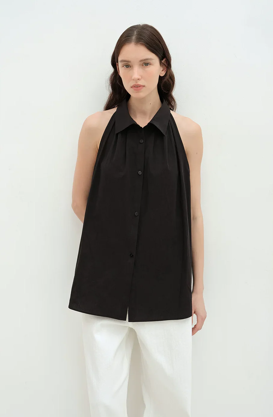 Halter Collar Shirt - Image 5