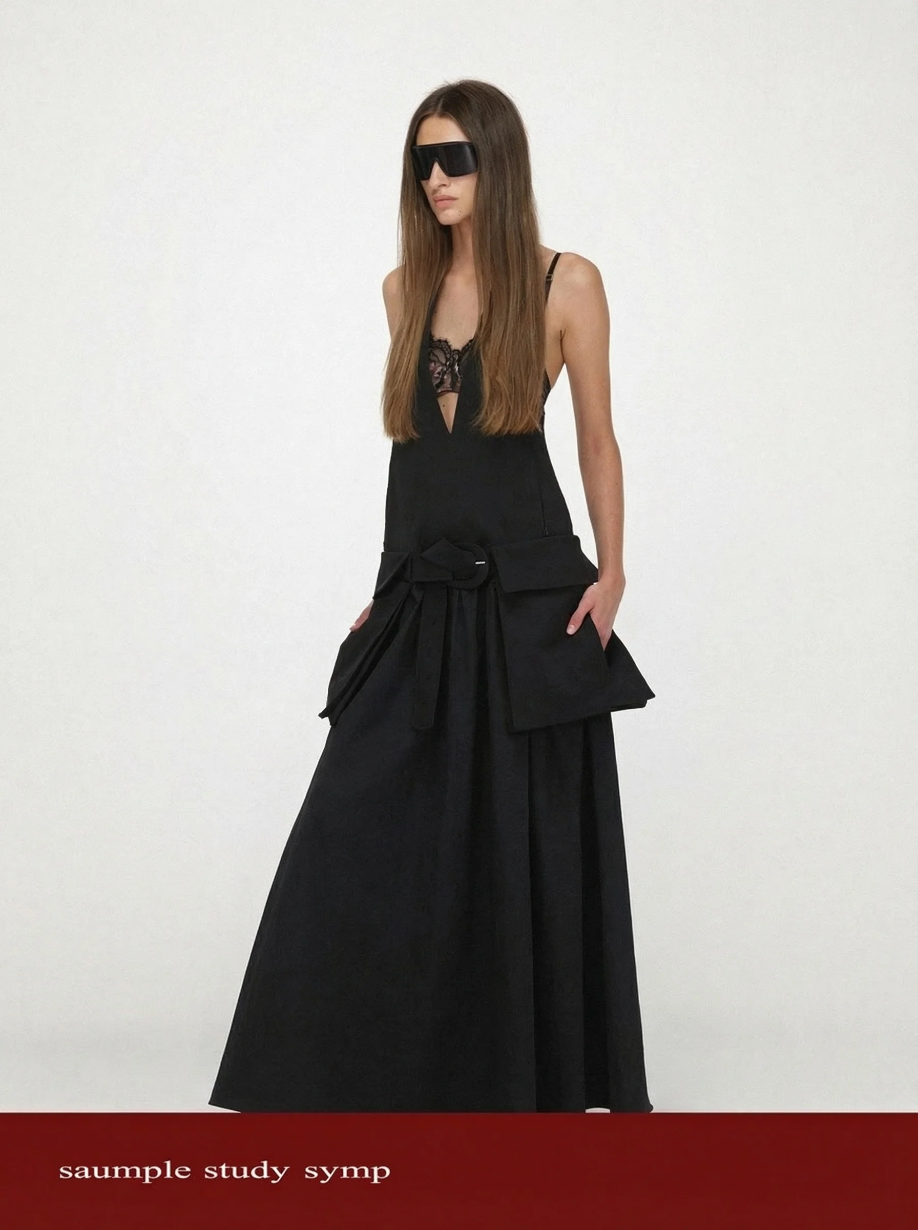Halter Open-Back Maxi Dress
