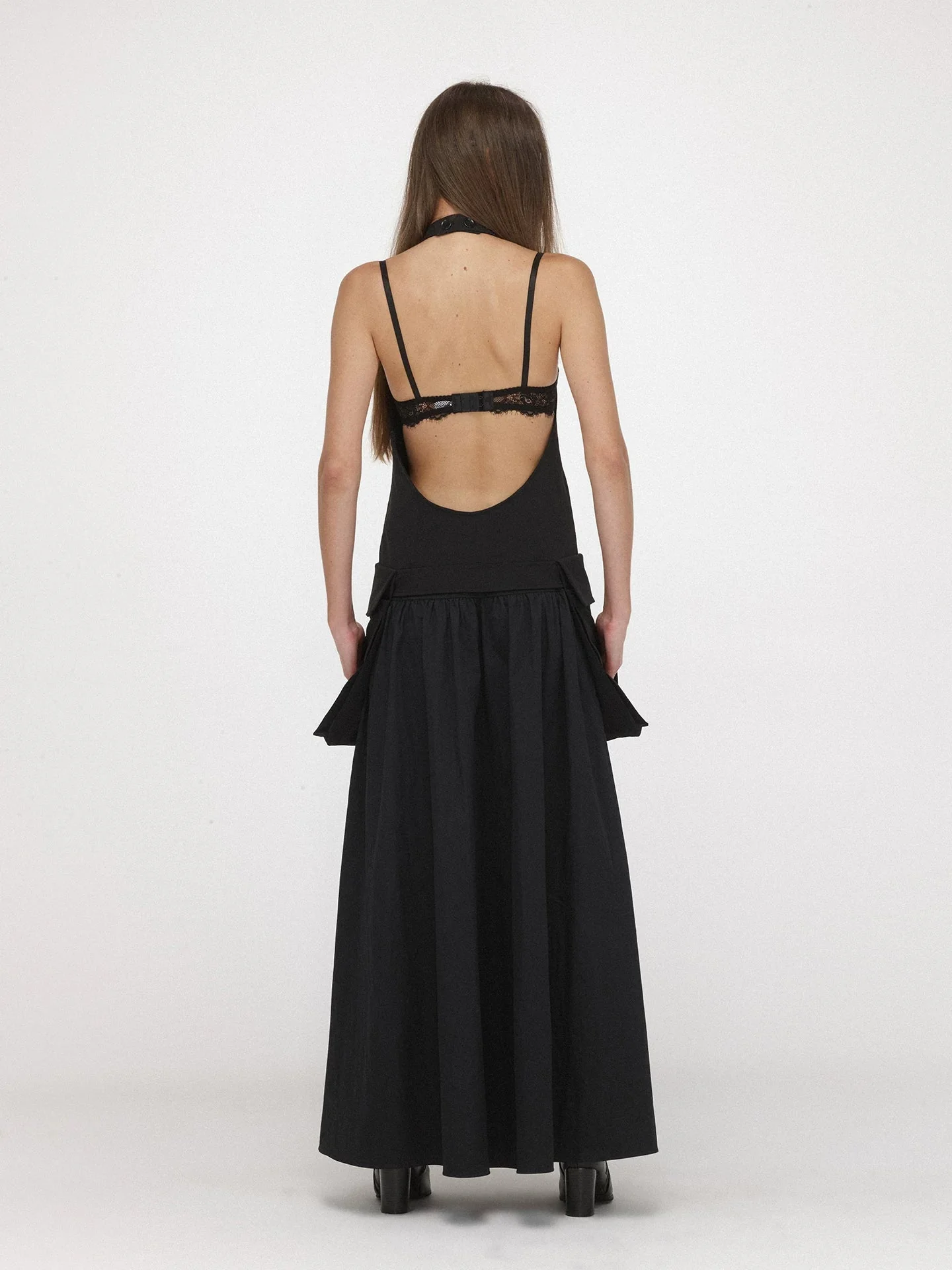 Halter Open-Back Maxi Dress - Image 5