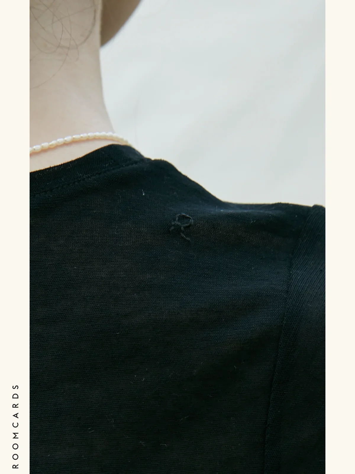 Hand-Embroidered Tech Cotton Tee - Image 3