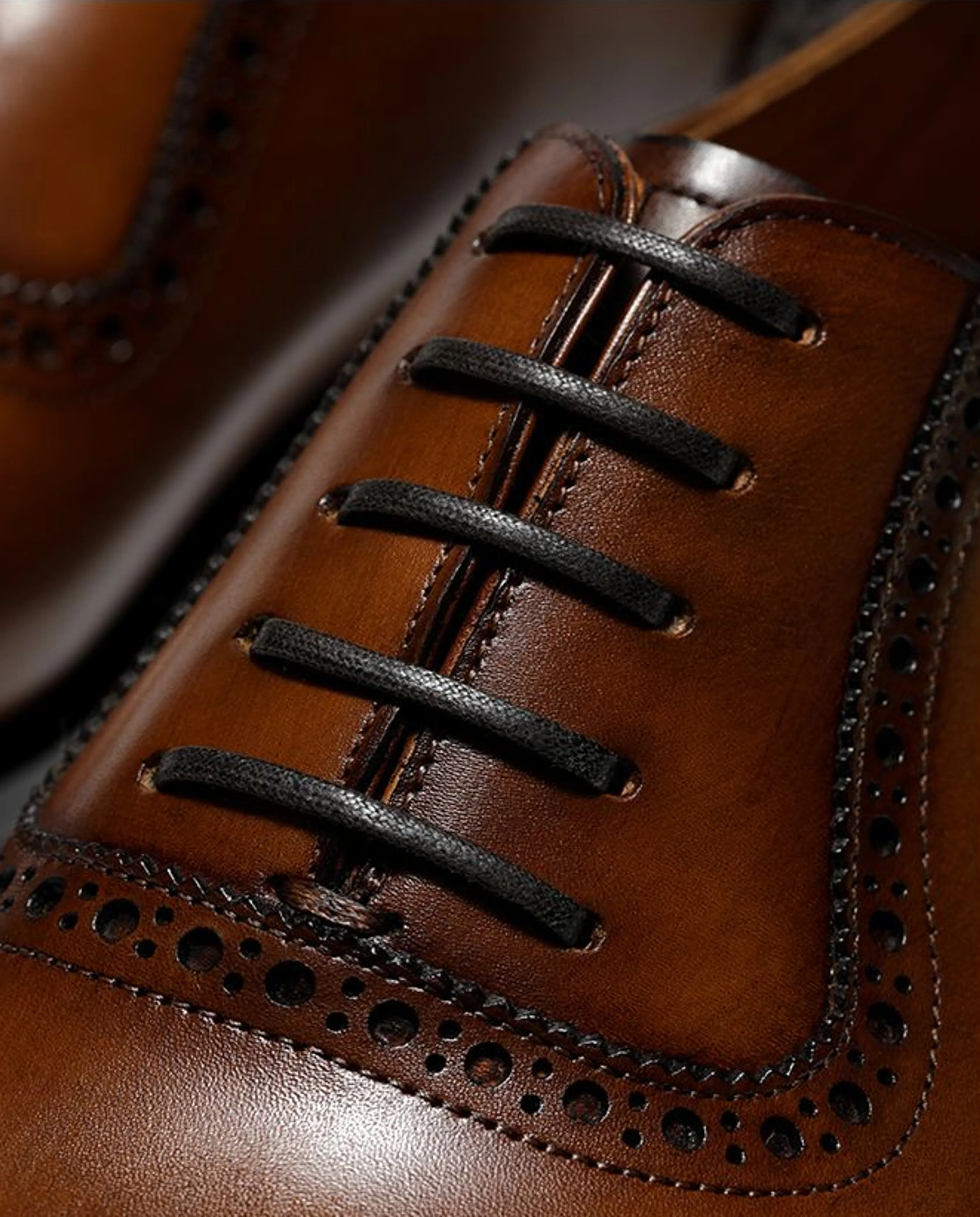Handcrafted Brown Brogue Oxford - Image 5