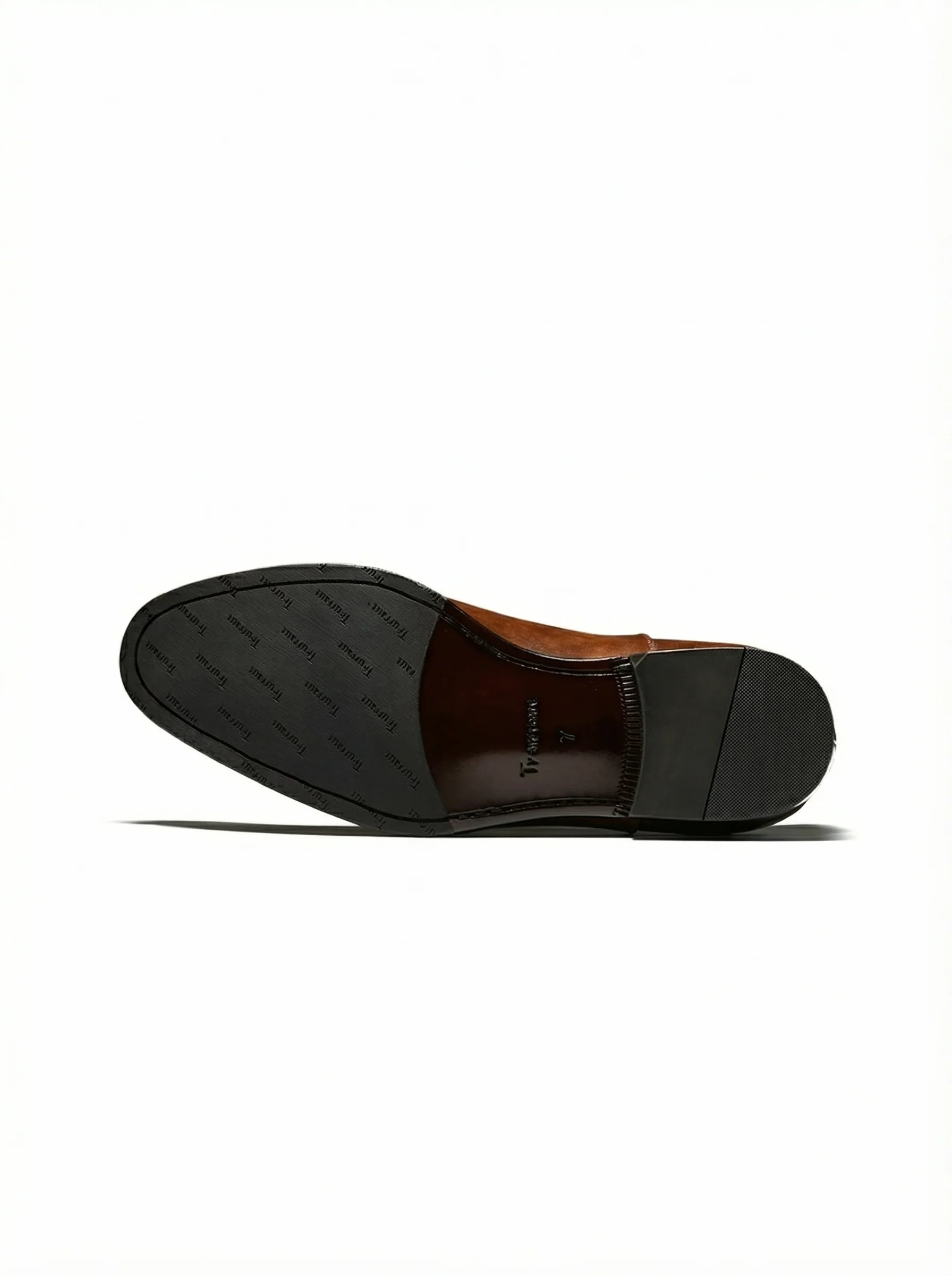 Handcrafted Brown Leather Oxford Shoes - Image 7