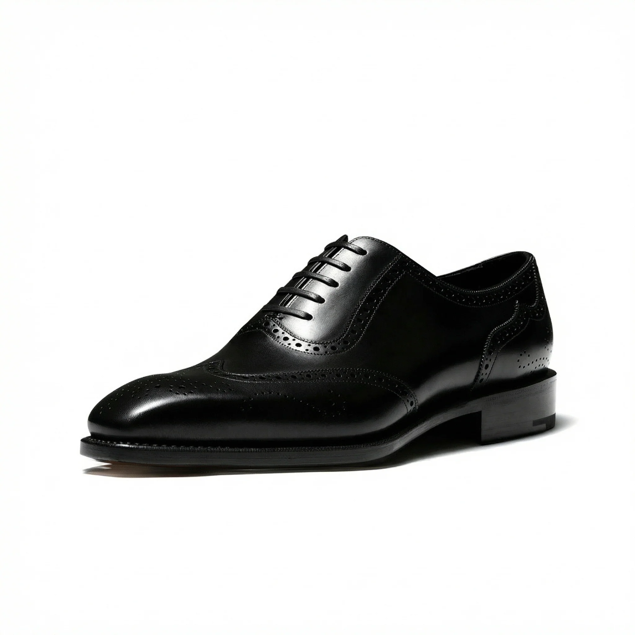 Handcrafted Goodyear Brogue Leather Oxford - Image 10