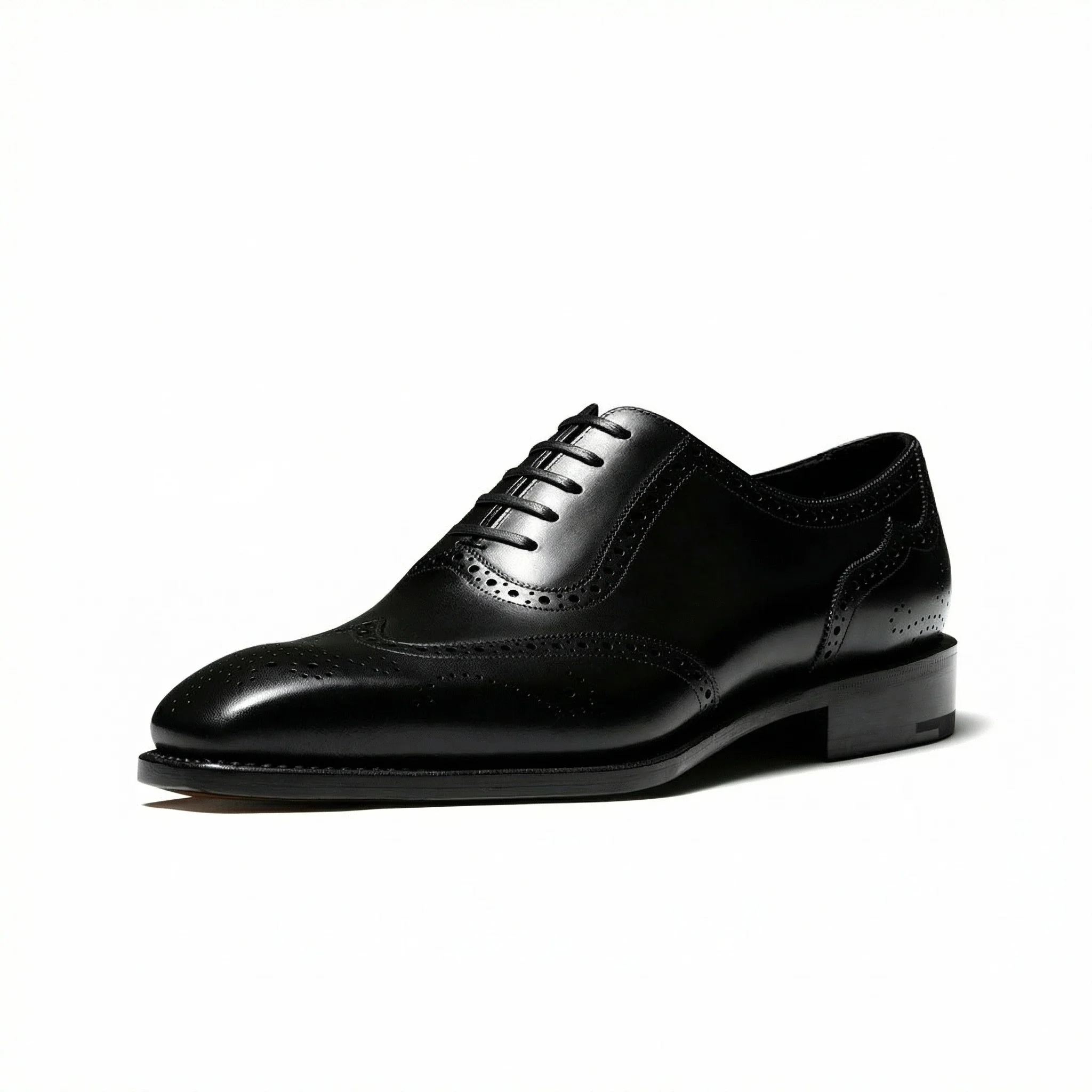 Handcrafted Goodyear Brogue Leather Oxford - Image 2