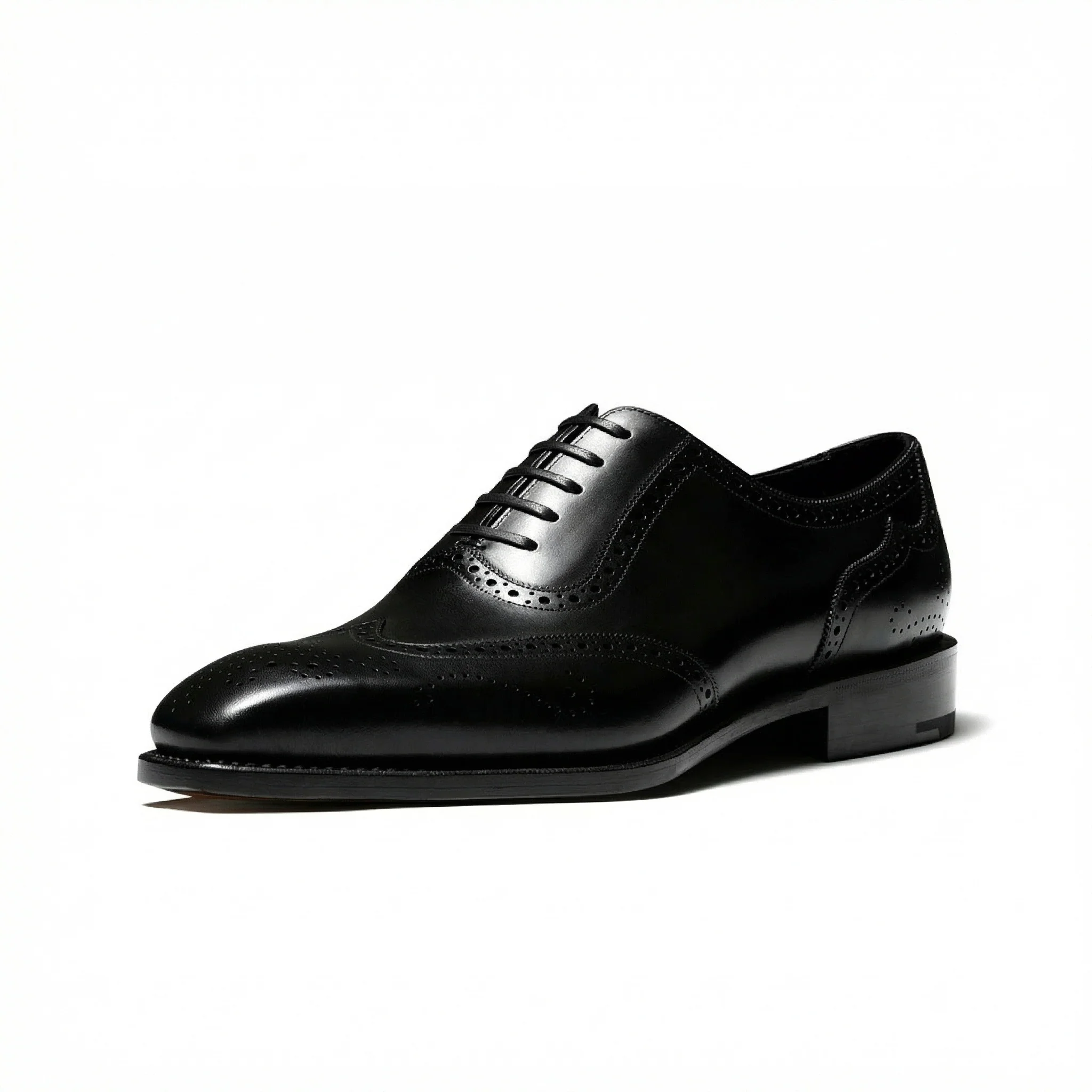 Handcrafted Goodyear Brogue Leather Oxford - Image 7