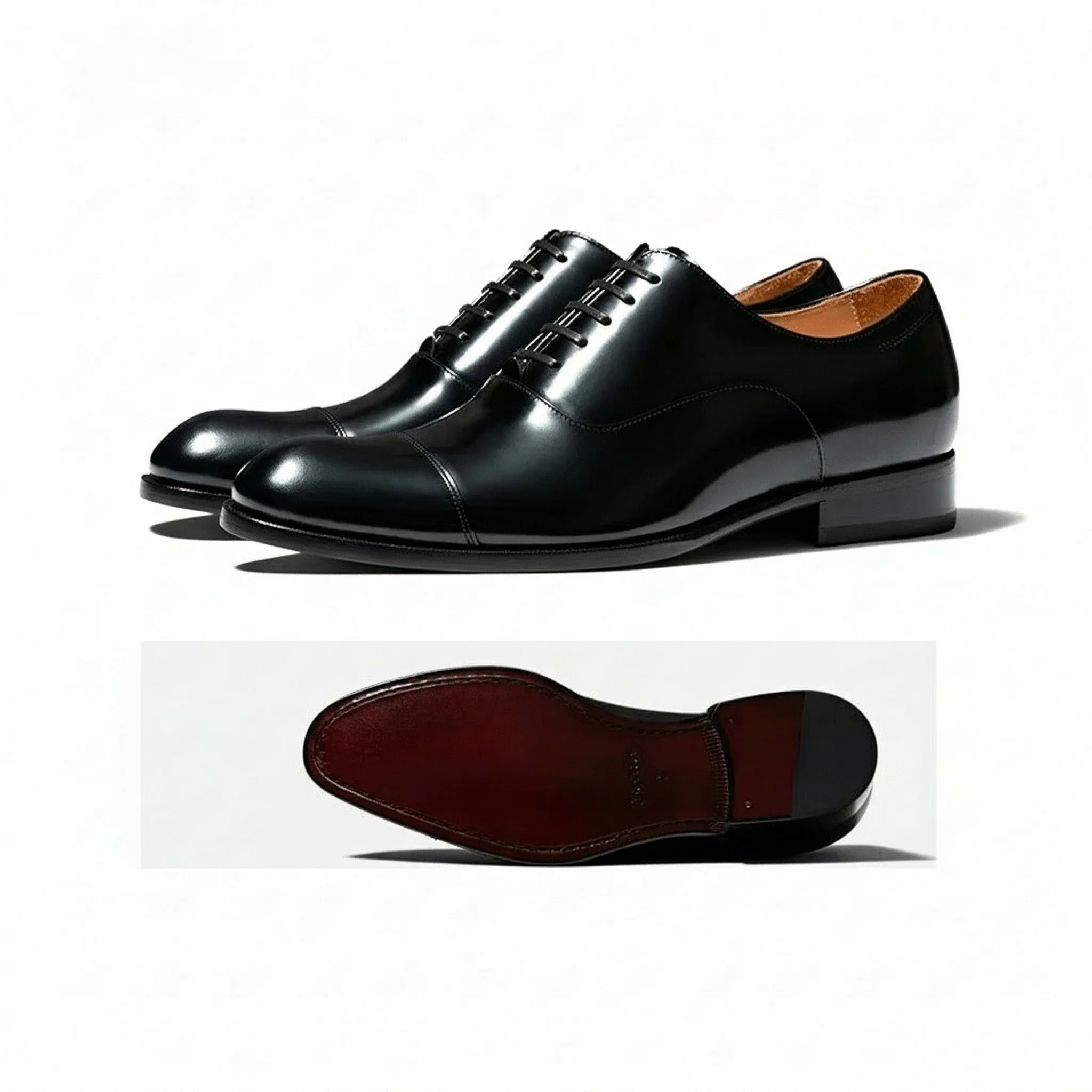 Handcrafted Leather Oxford Shoe - Image 3
