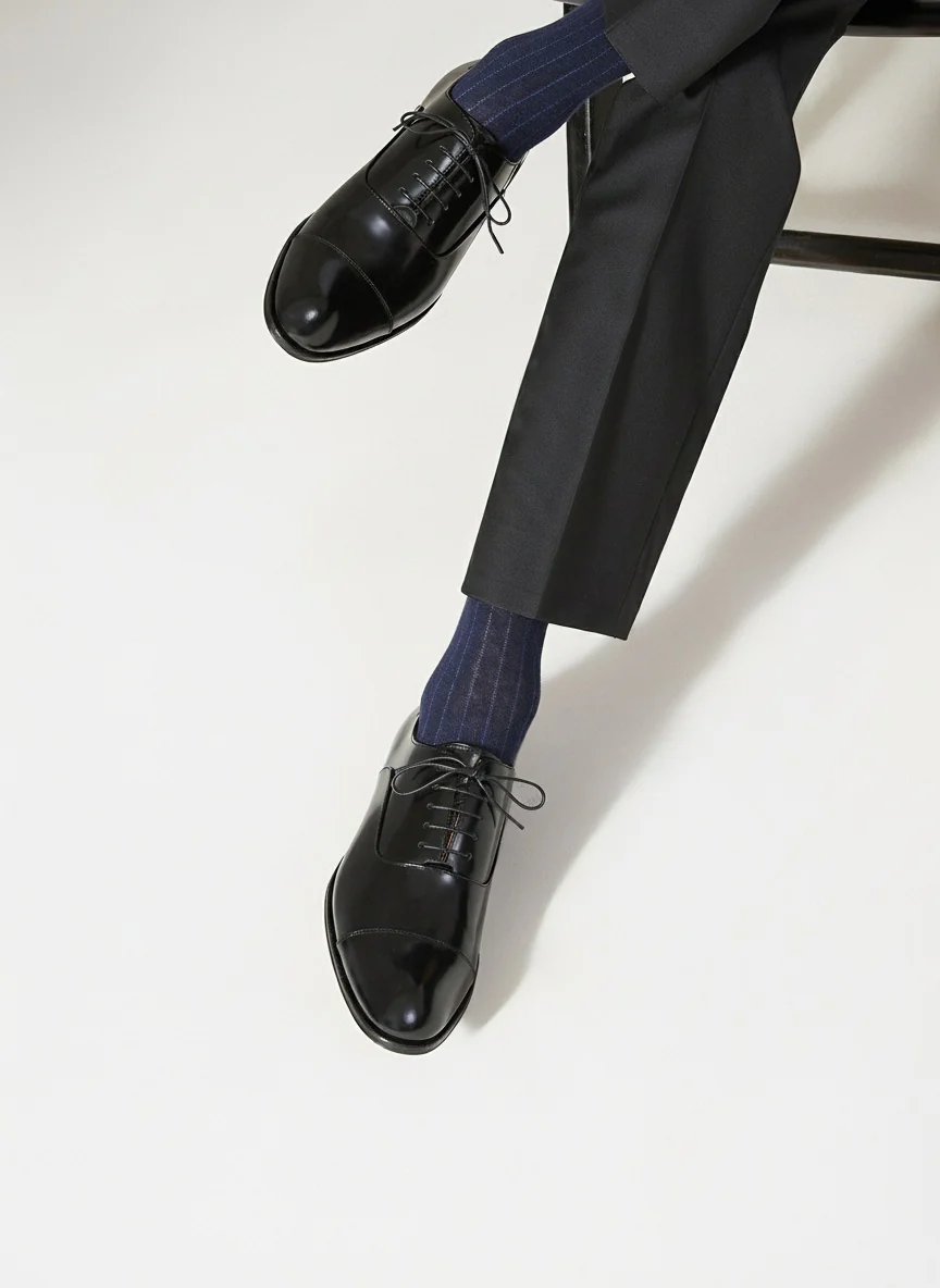 Handcrafted Leather Oxford Shoe - Image 4