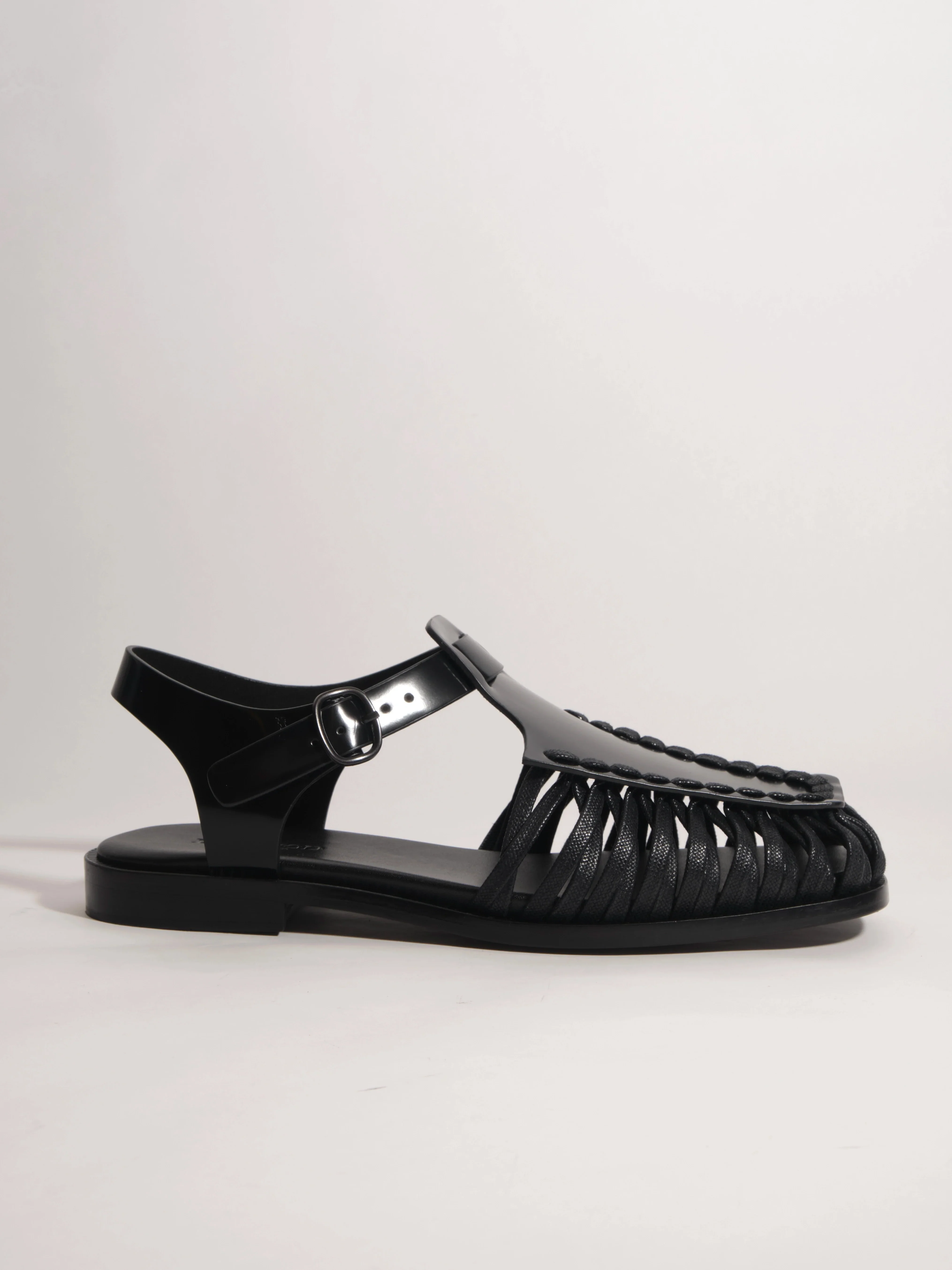 Handwoven Leather Roman Sandals - Image 3