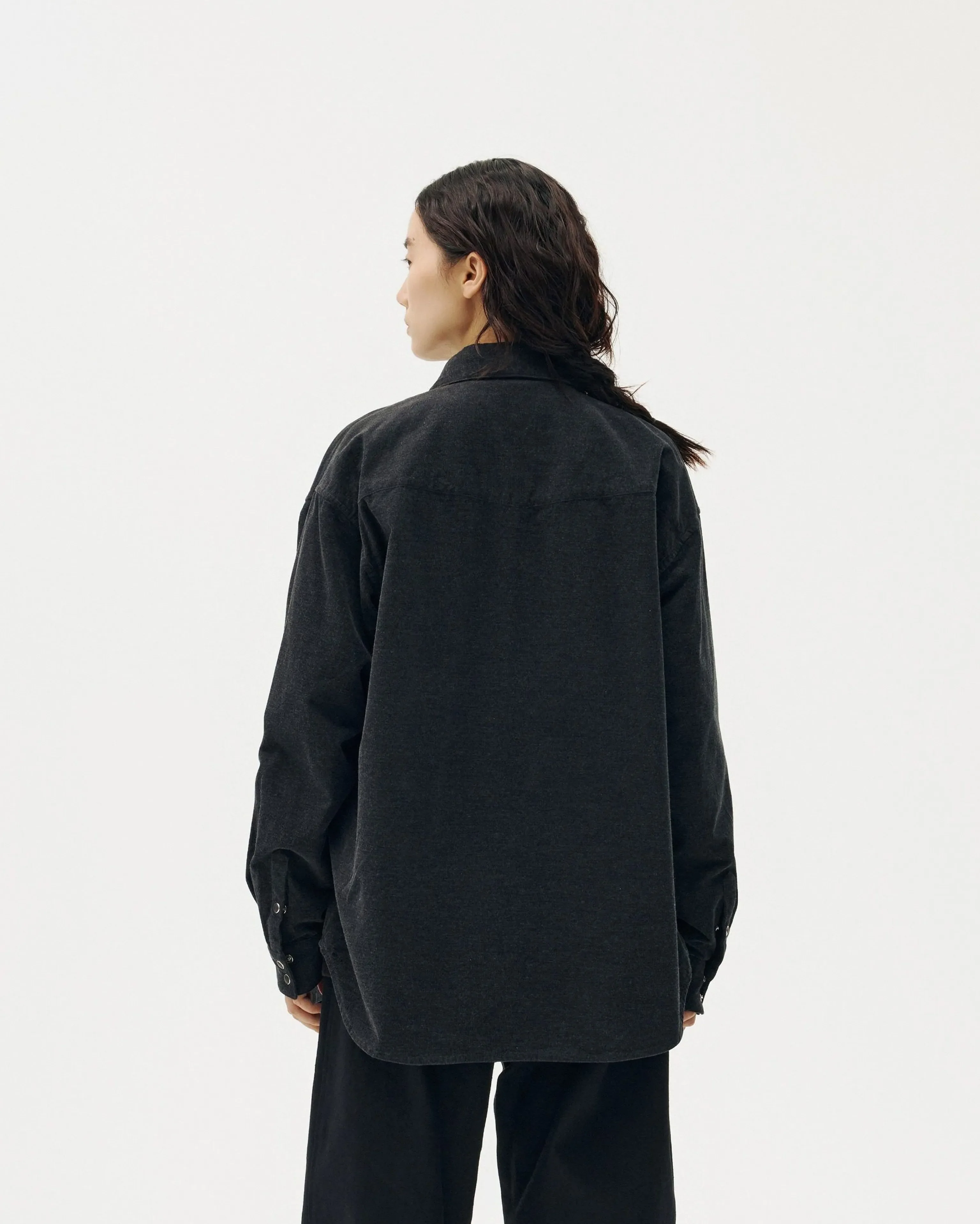 Haunt Silk-Cotton Corduroy Overshirt - Image 4
