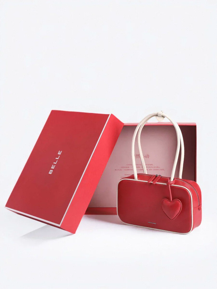Heart Charm Boston Bag - Image 2