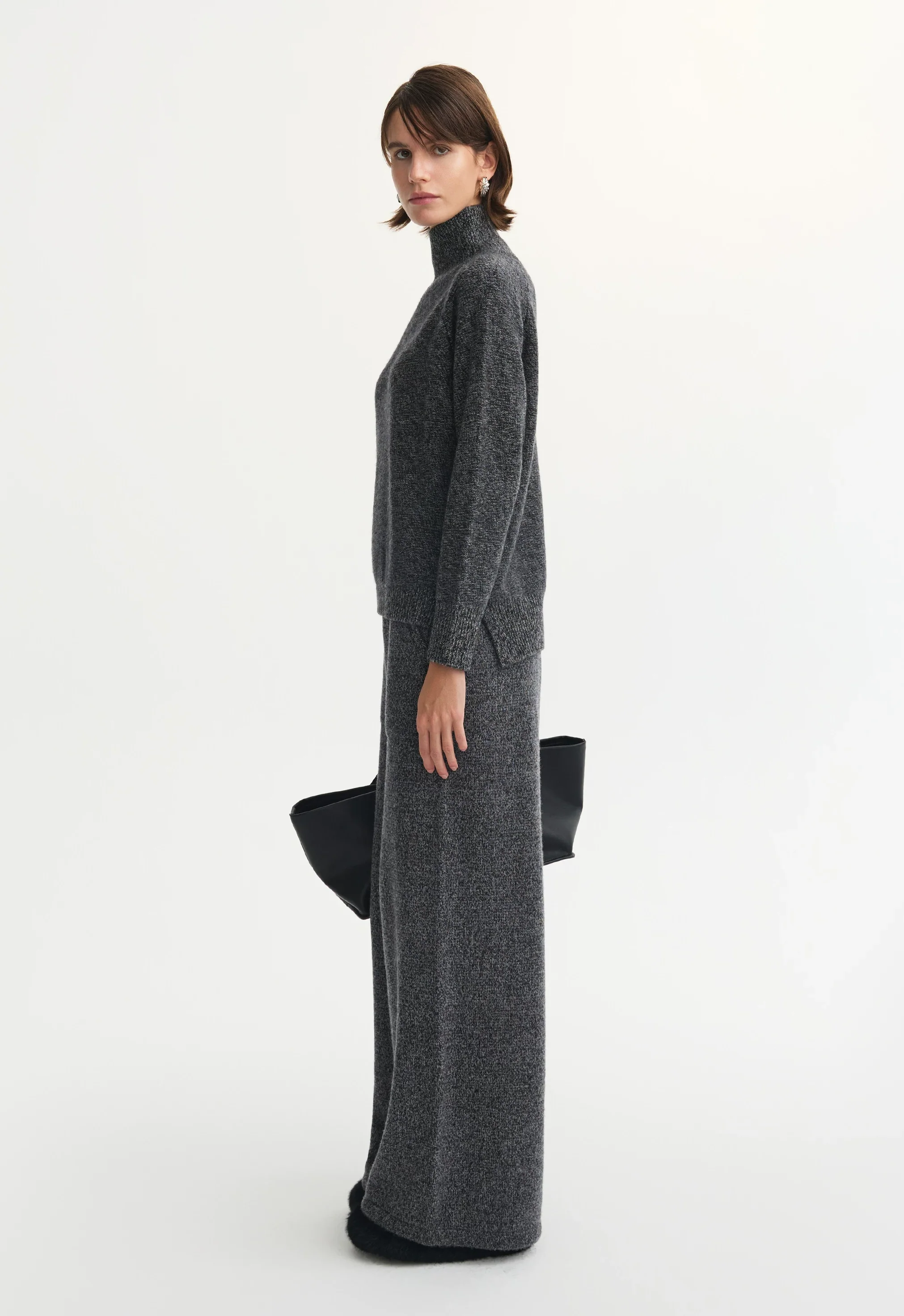 Heathered Mockneck Sweater - Image 2