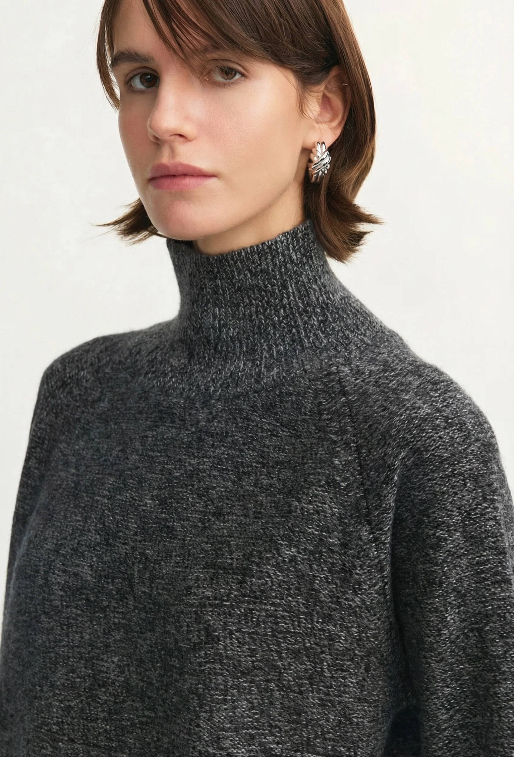 Heathered Mockneck Sweater - Image 4