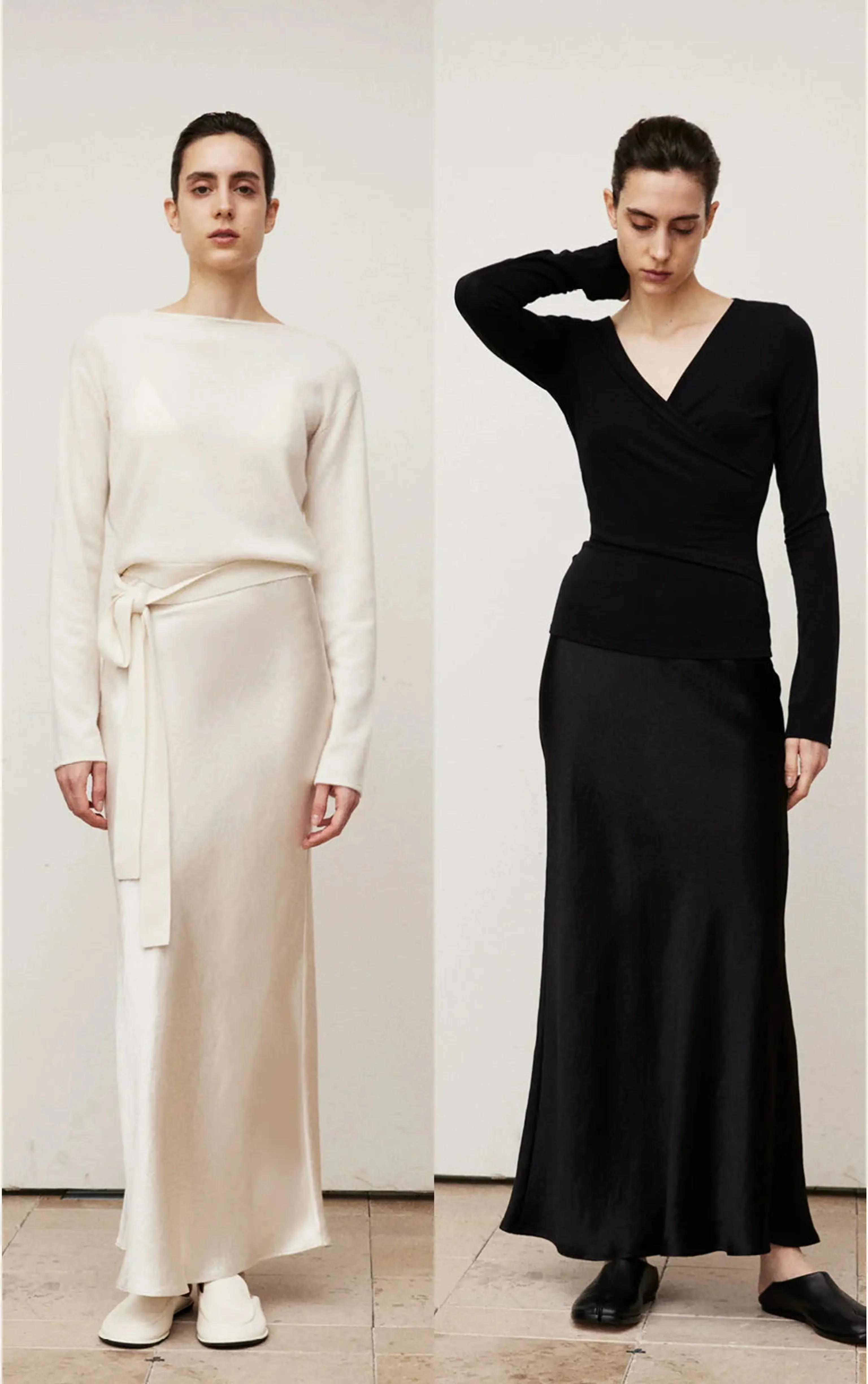 Heavy Acetate Bias-Cut Midi Skirt - Image 7