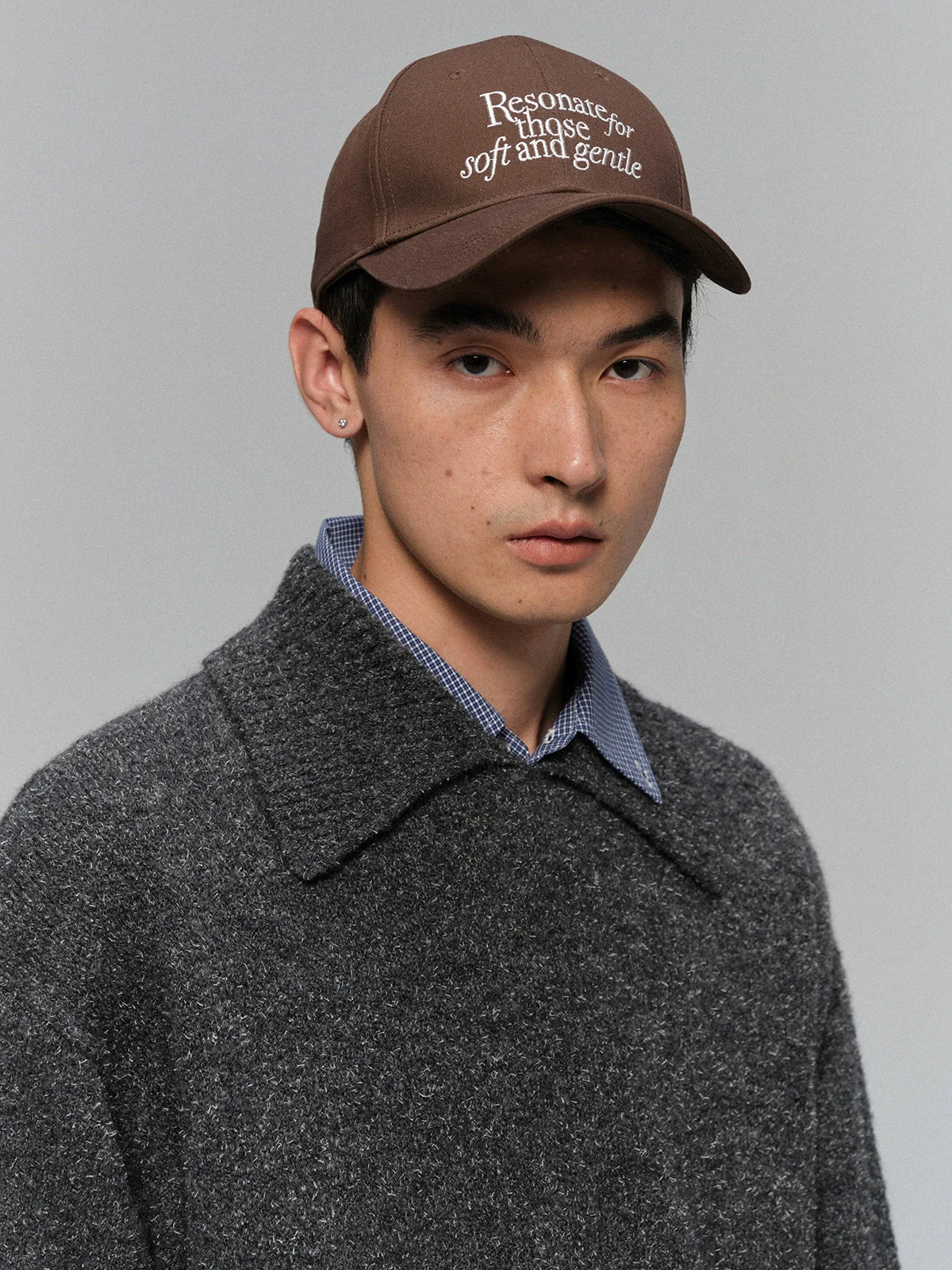 Heavy Alpaca Wool Blended Knit Polo