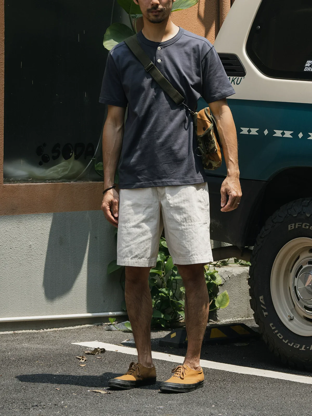 Heavy Cotton Henley Tee - Image 5