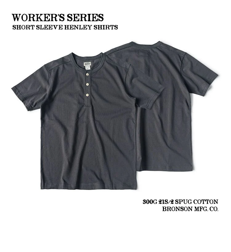 Heavy Cotton Henley Tee - Image 7