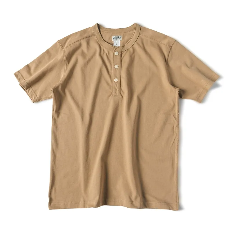 Heavy Cotton Henley Tee - Image 9