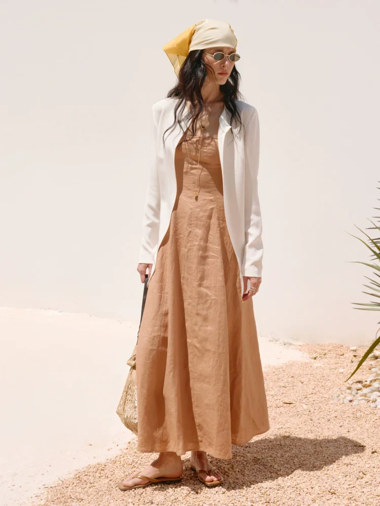 Heavy Crepe Silk Cardigan - Image 3