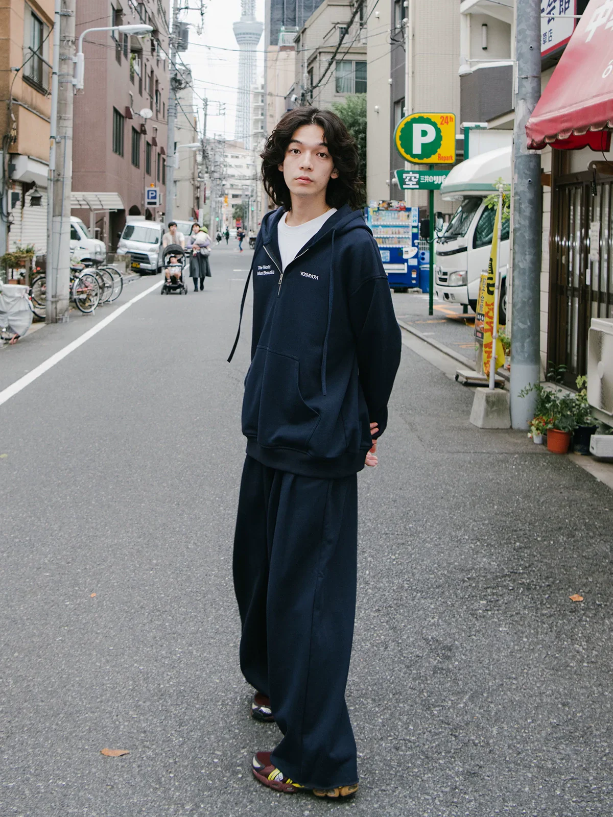 Heavy Fleece Half-Zip Hoodie - Image 2