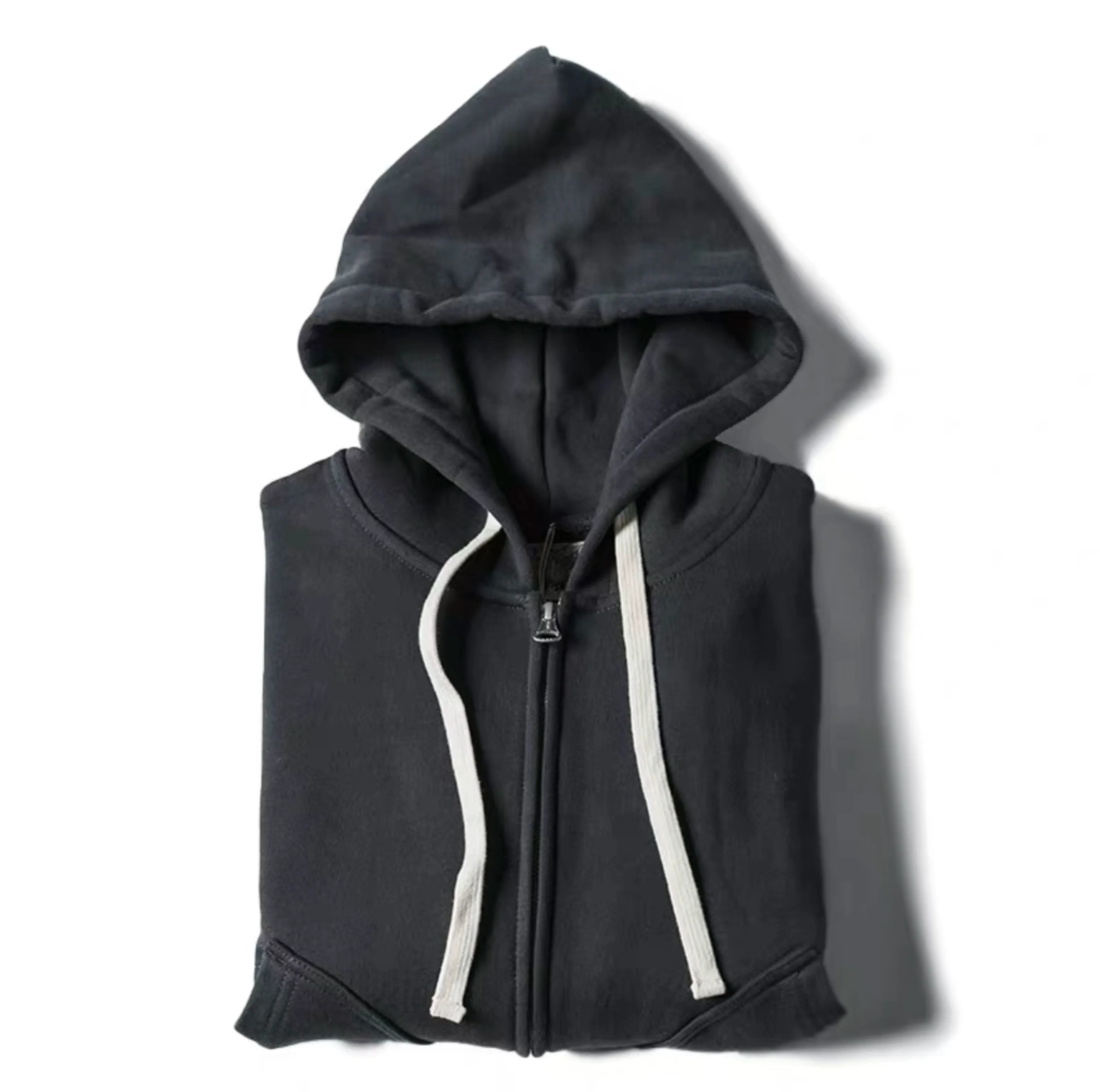 Heavy Terry Zip-Up Hoodie - Image 8