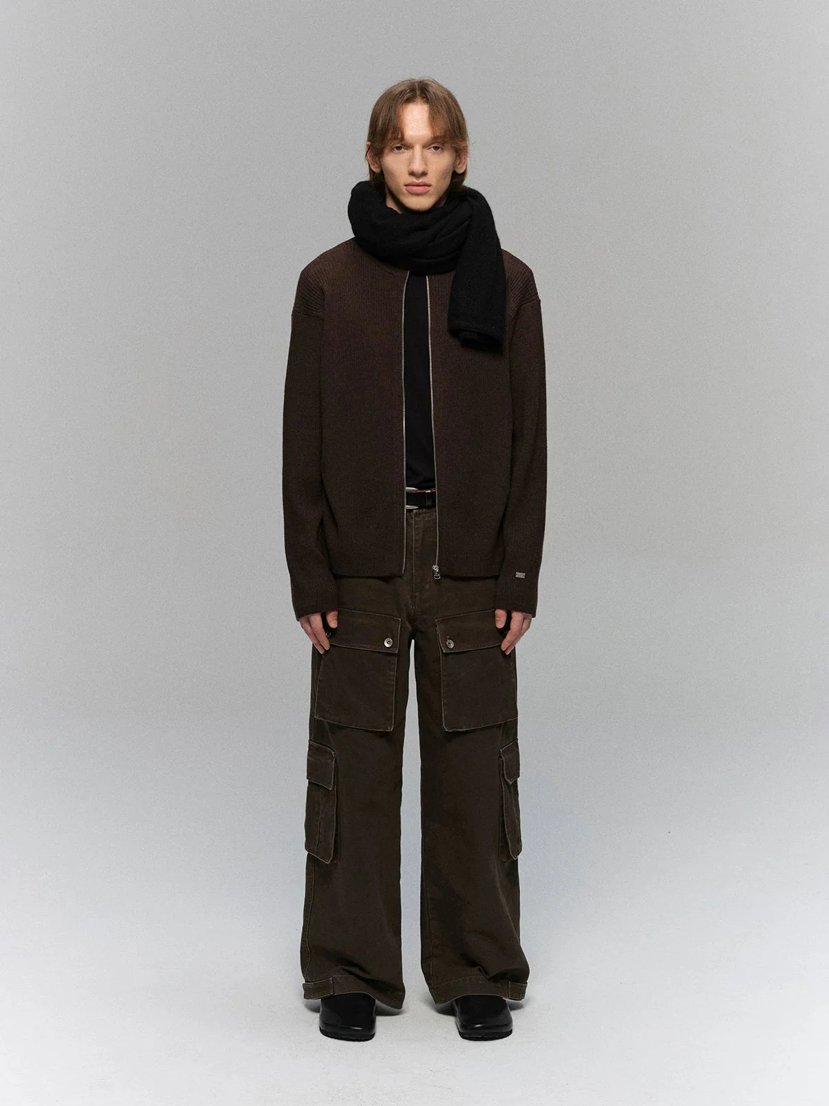 Heavyweight Canvas Distressed Cargo Pants - Image 2