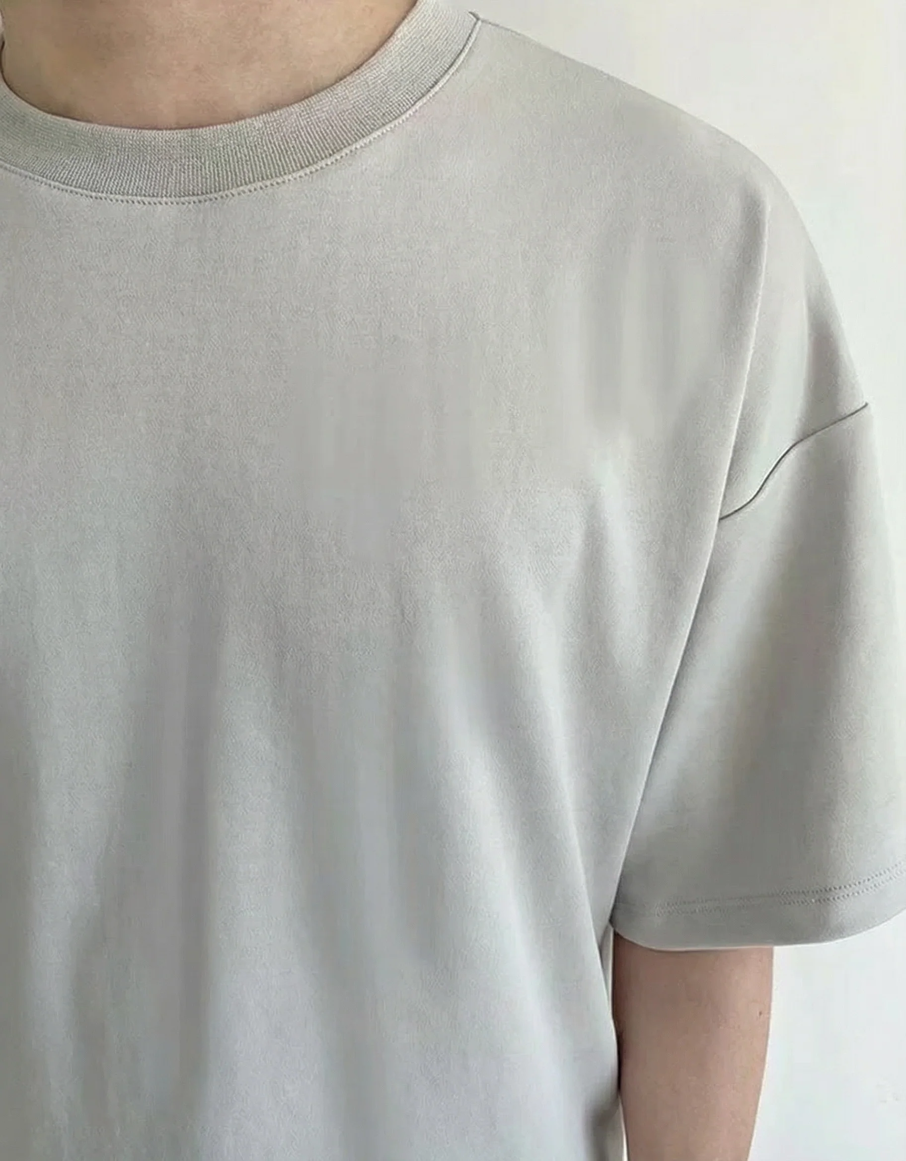 Heavyweight Cotton Crewneck Tee - Image 3