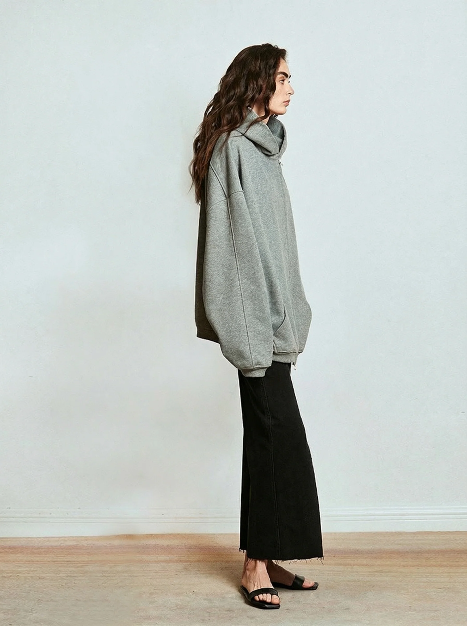 Heavyweight Cotton Zip-Up Hoodie - Image 5