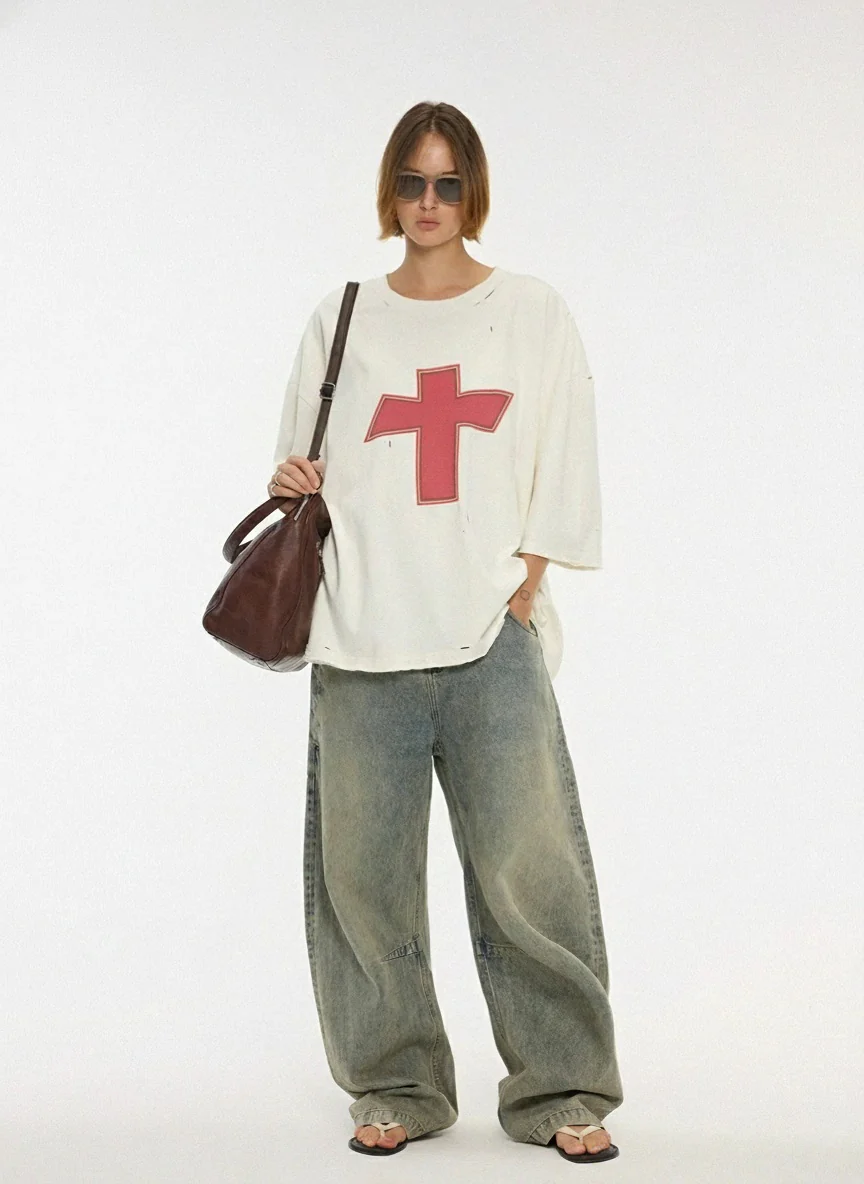 Heavyweight Cross Graphic Tee - Image 6