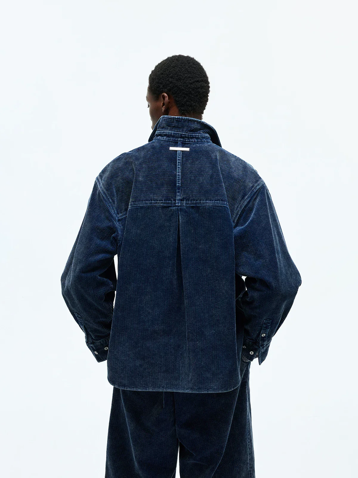 Heavyweight Washed Corduroy Overshirt - Image 3
