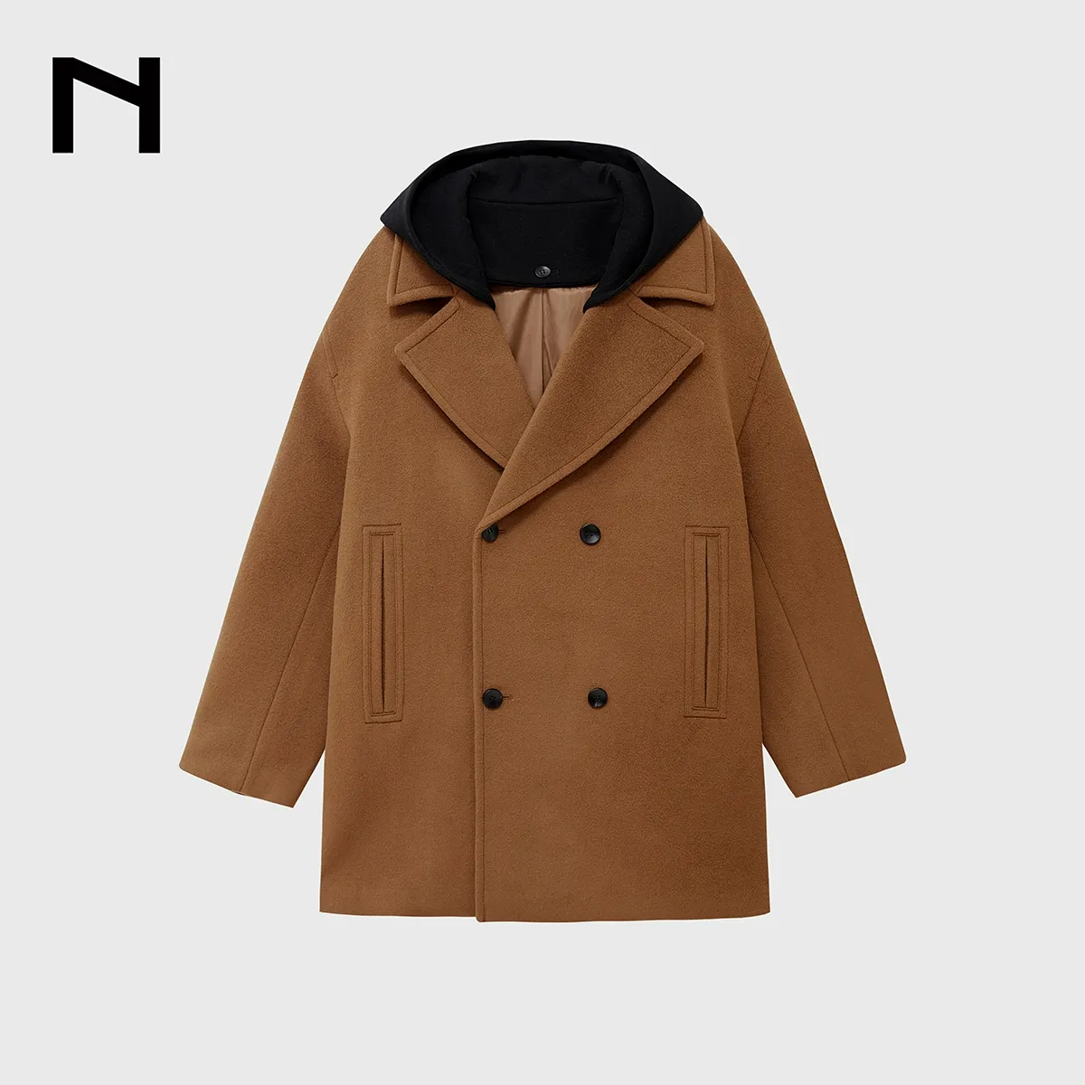 Heavyweight Wool Double-Breasted Coat - Image 6