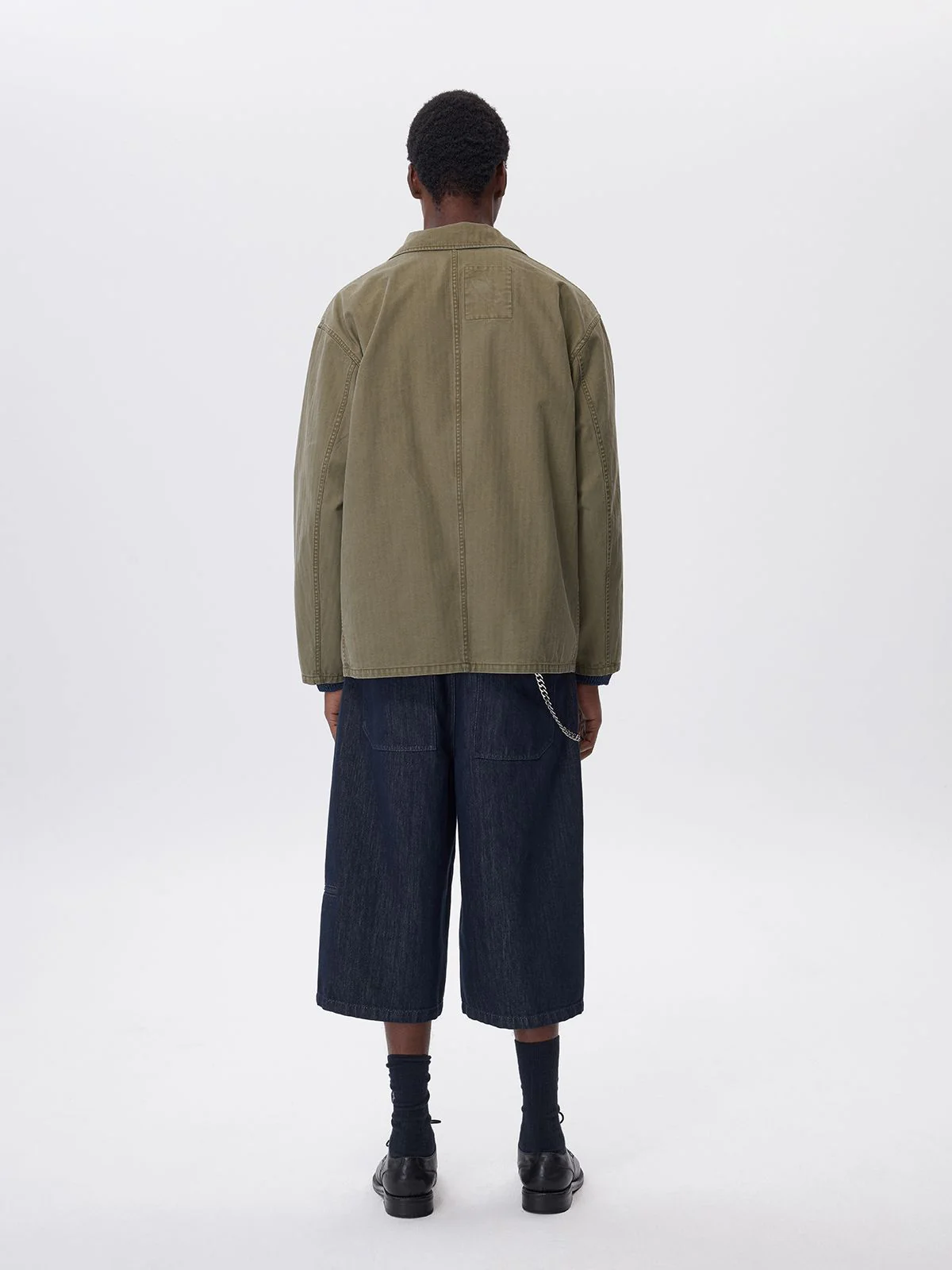 Herringbone French Chore Jacket - Image 3