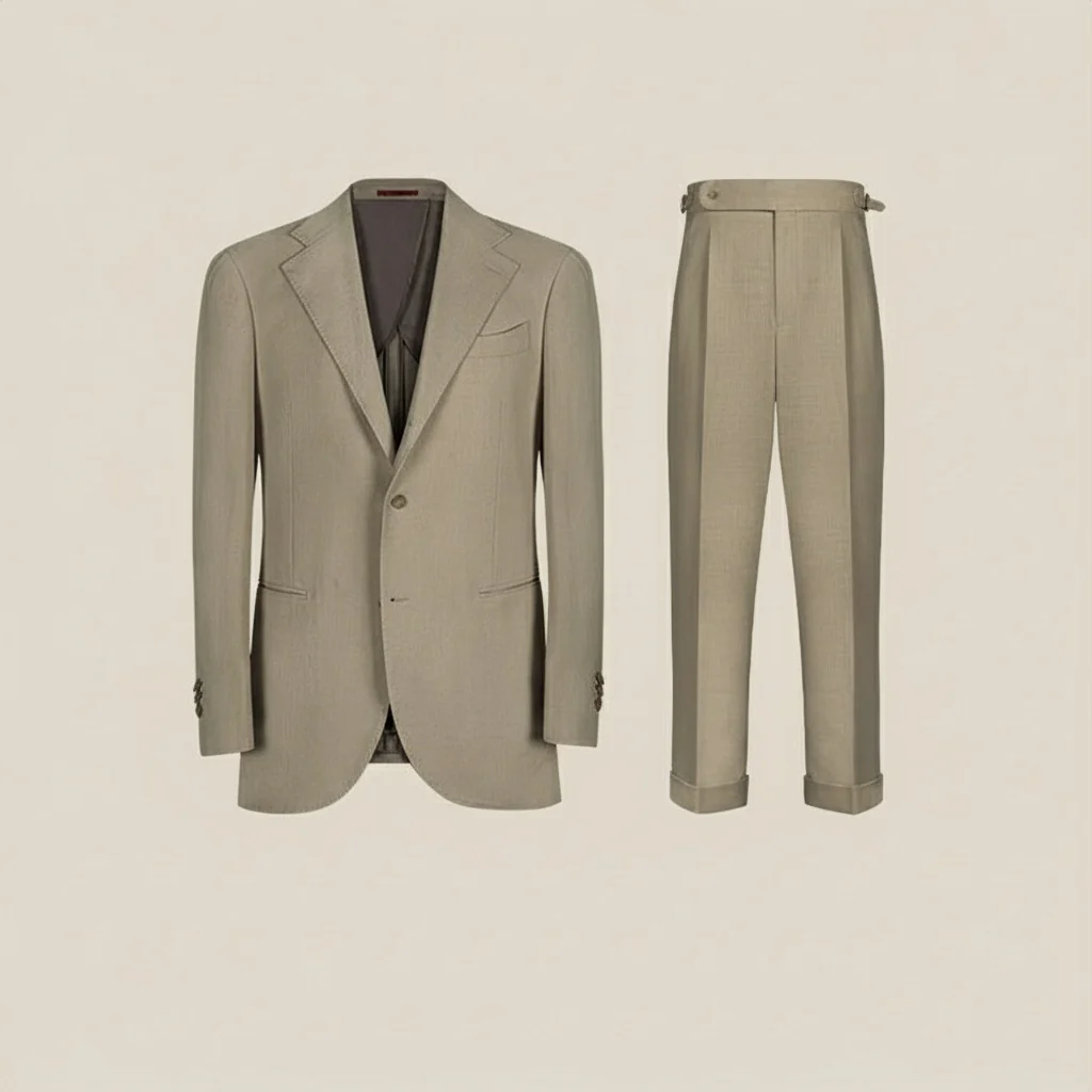 Herringbone Linen-Blend Suit - Image 6