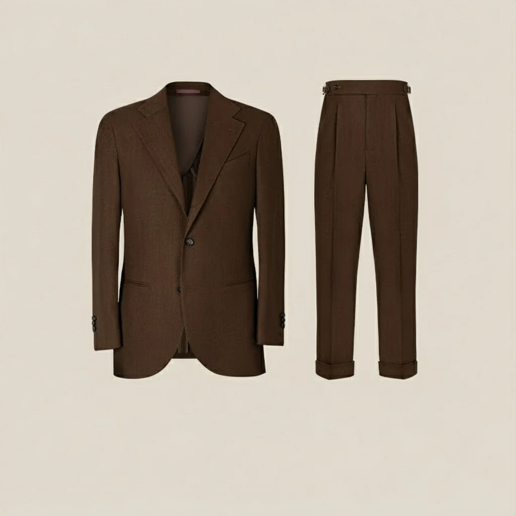Herringbone Linen-Blend Suit - Image 7