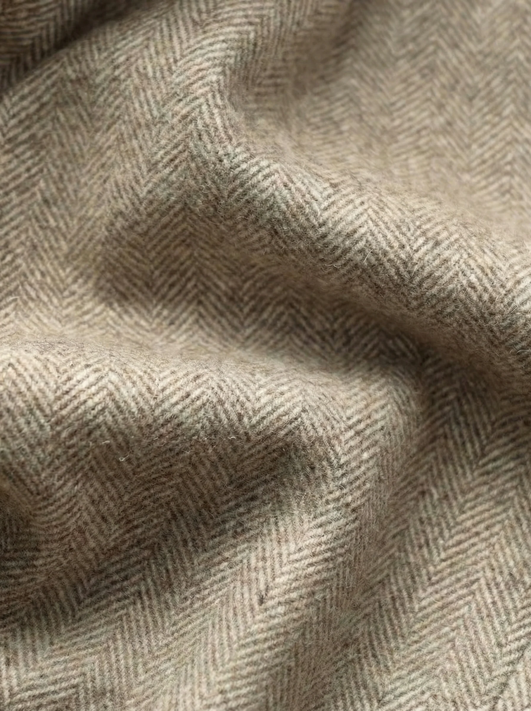 Herringbone Pleated Trousers - Image 4