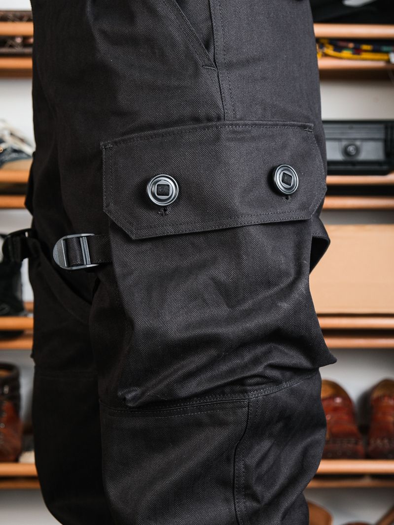 Herringbone Riding Cargo Pants - Image 6
