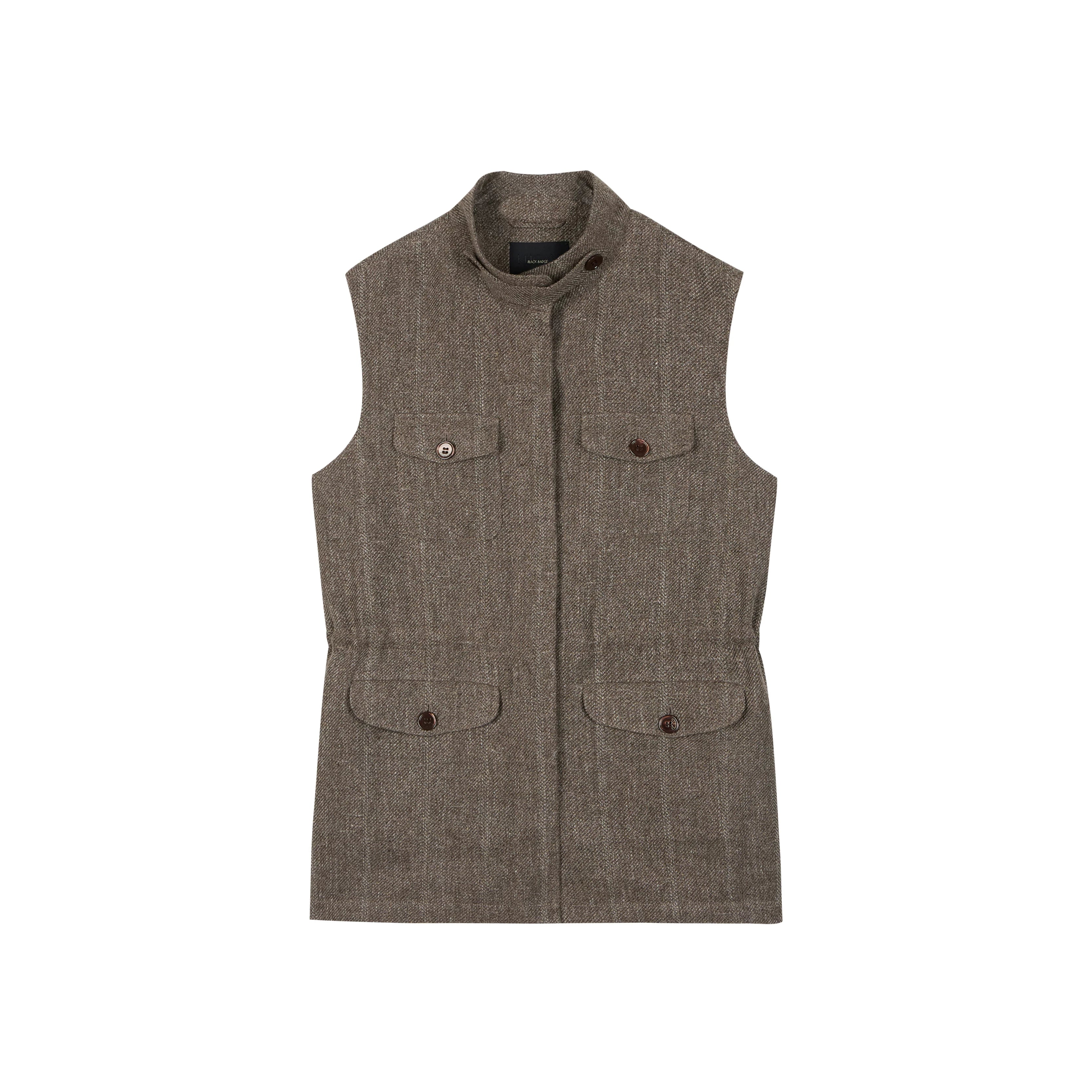 Herringbone Safari Vest - Image 3