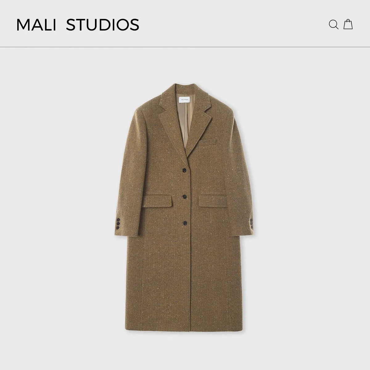 Herringbone Tweed Blazer - Image 4
