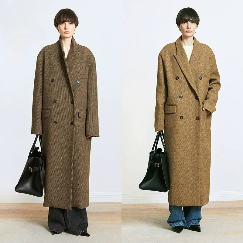 Herringbone Wool Overcoat - Image 2