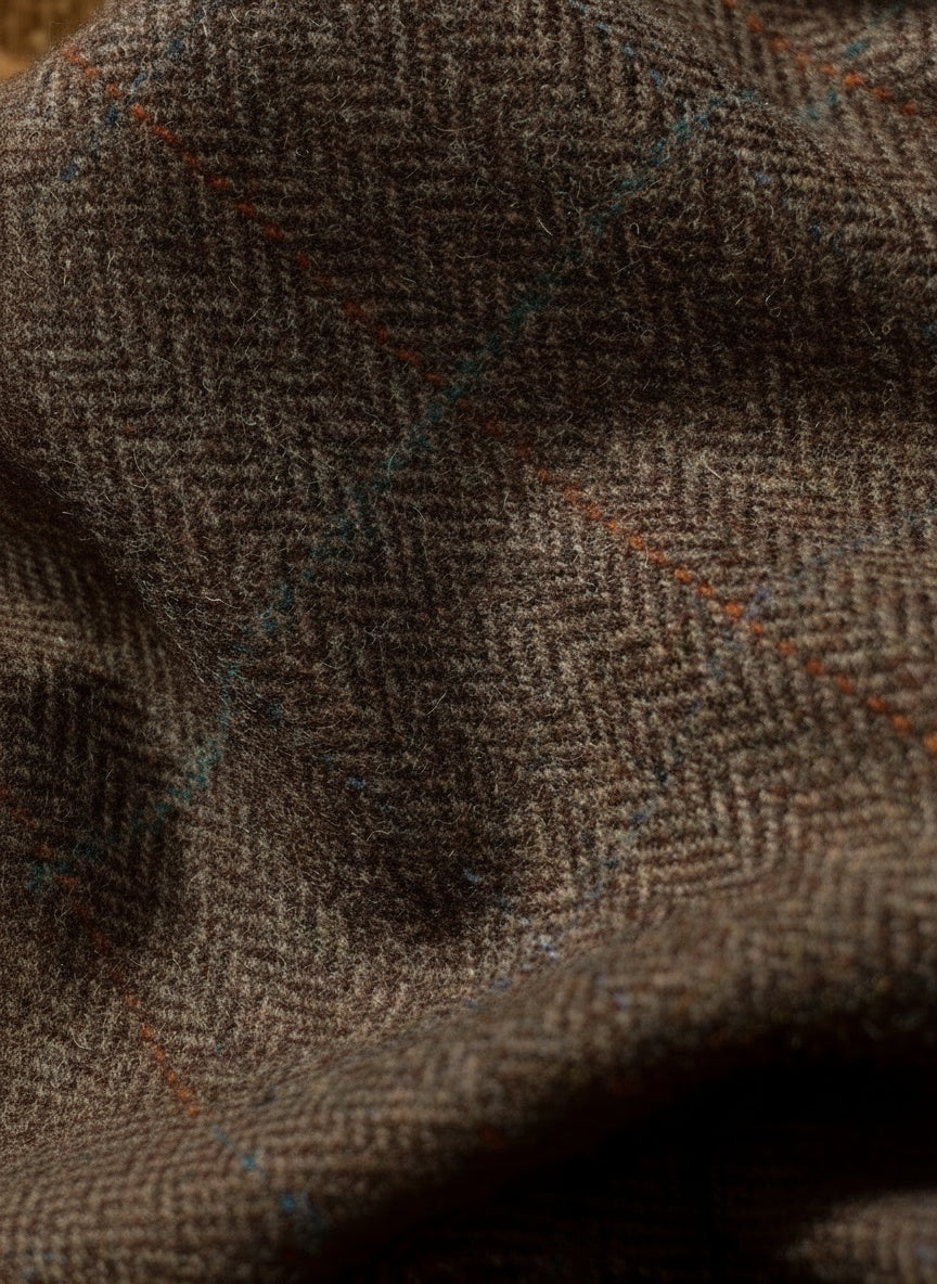 Herringbone Wool Tweed Sport Coat - Image 2