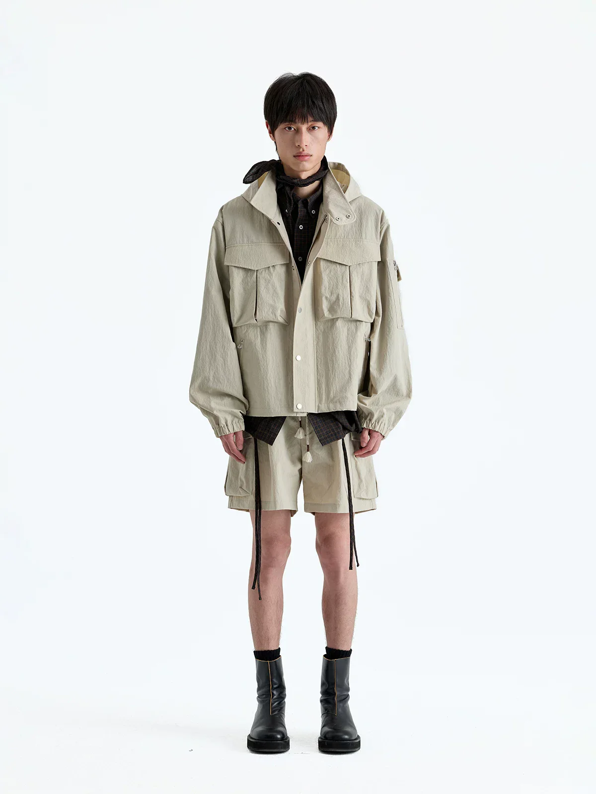 Hidden-Hood 3D Pocket Utility Jacket - Image 4