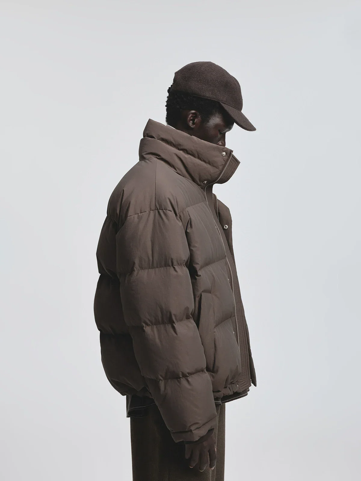 High-Collar Down Puffer - Image 2