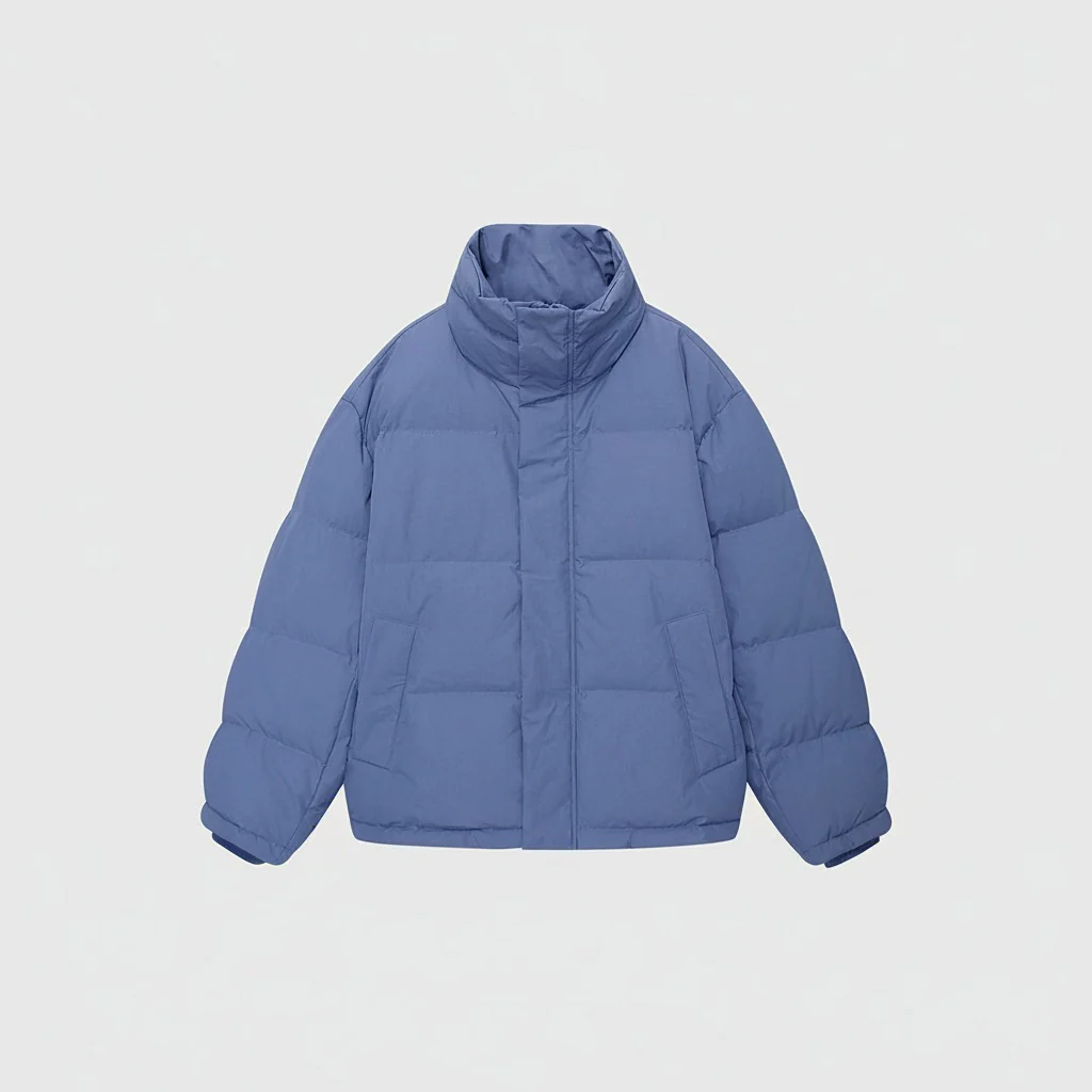 High-Collar Down Puffer - Image 6