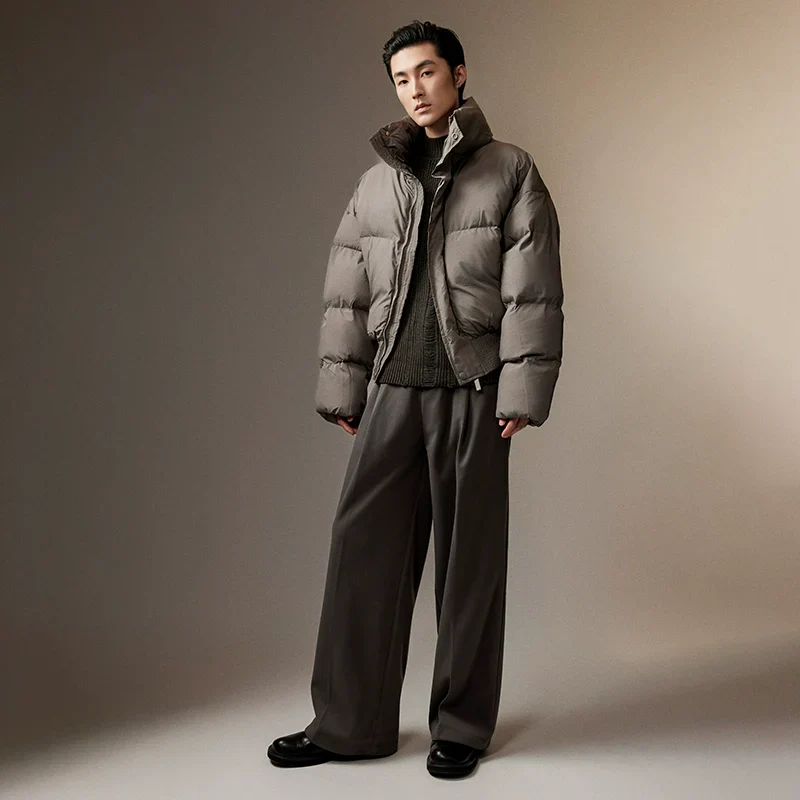 High Collar Puffer Jacket - Image 2