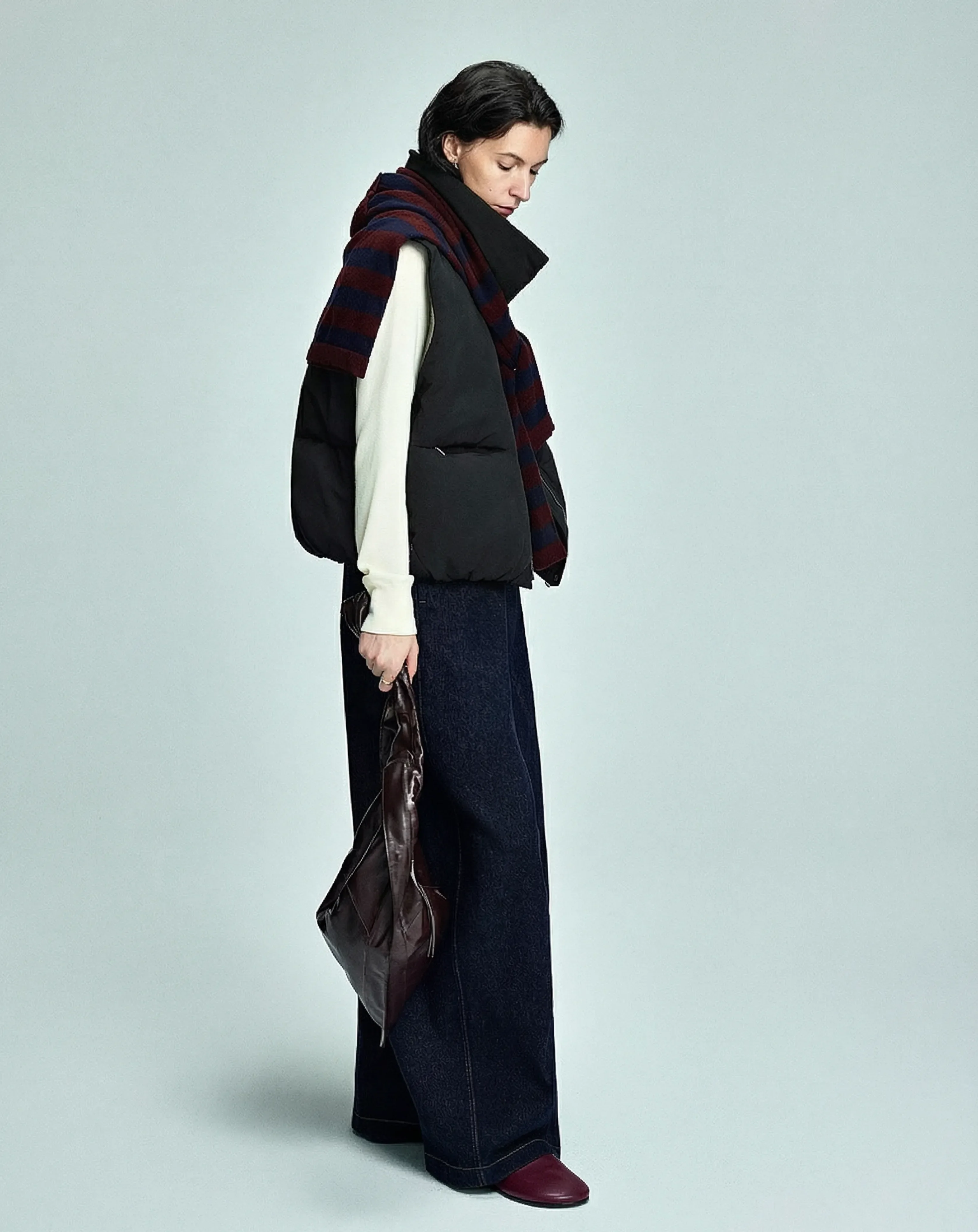 High Collar Puffer Vest - Image 2