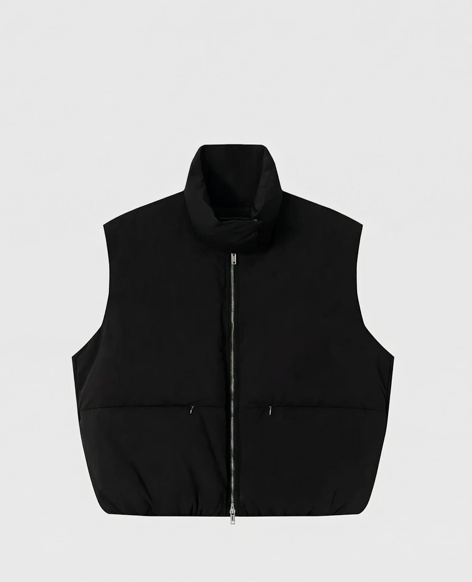 High Collar Puffer Vest - Image 7