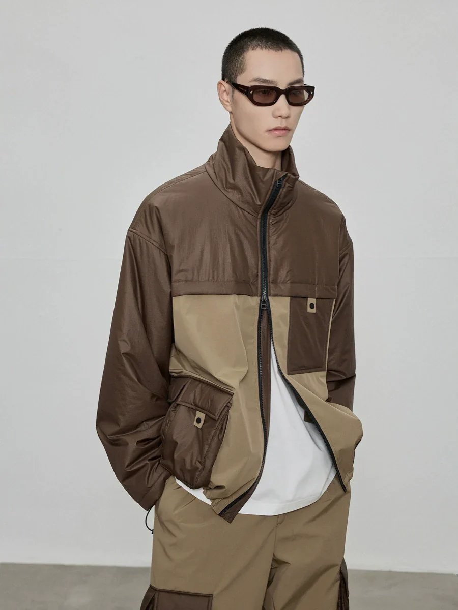 High-Collar Technical Utility Jacket - Image 3