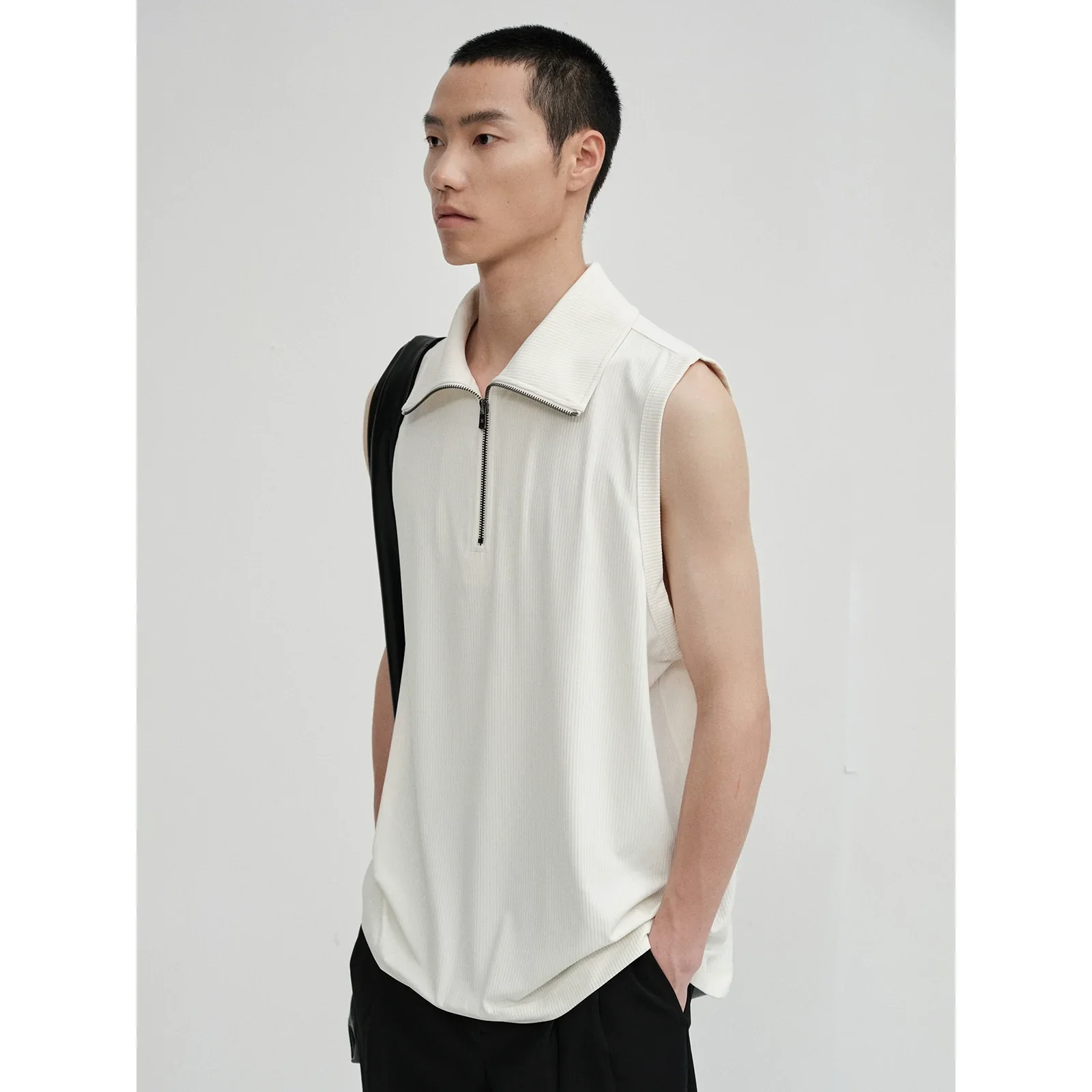 High-Collar Zip Top - Image 3