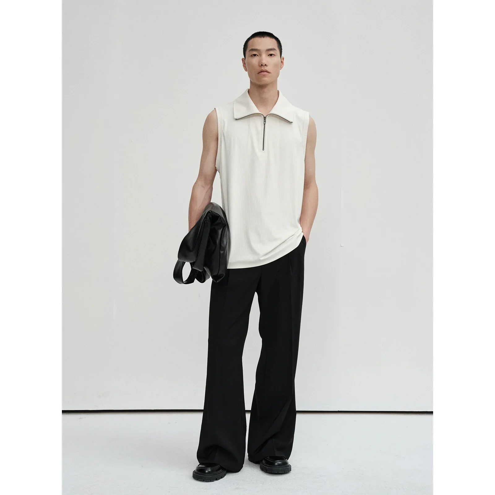 High-Collar Zip Top - Image 4