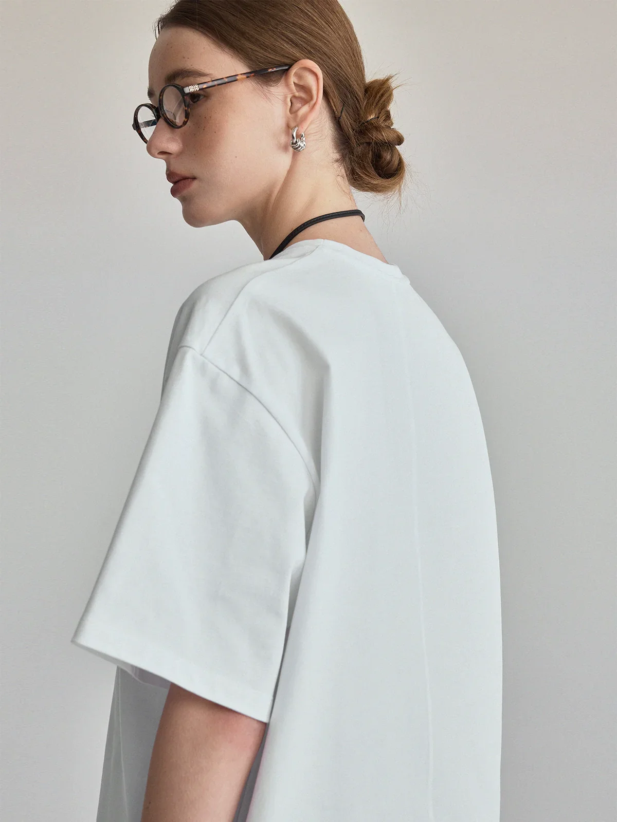 High-Count Cotton Crewneck Tee - Image 5